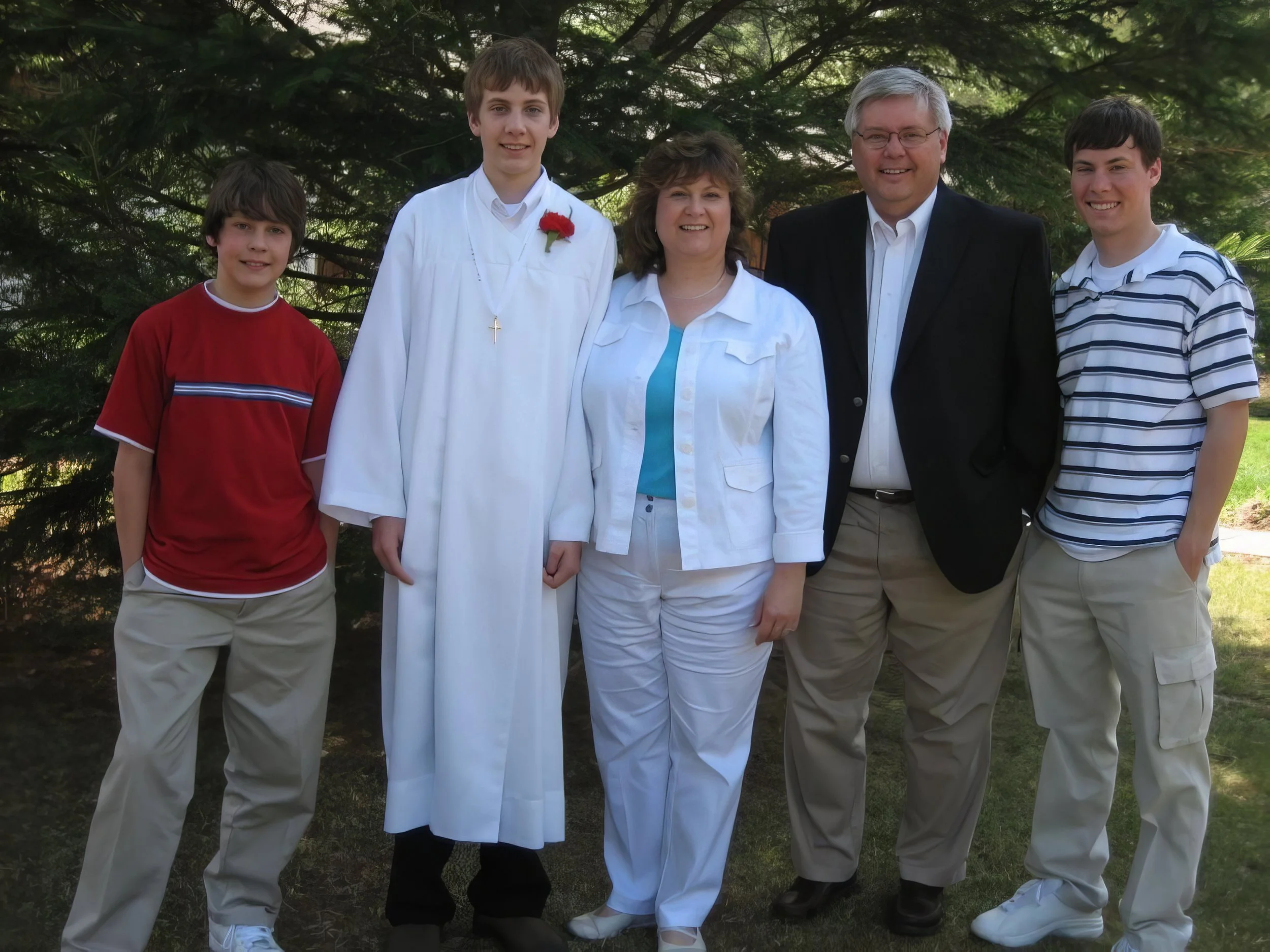 2000s - Ben, Lucas, Kristi, Boyd, & Ian Hanson.