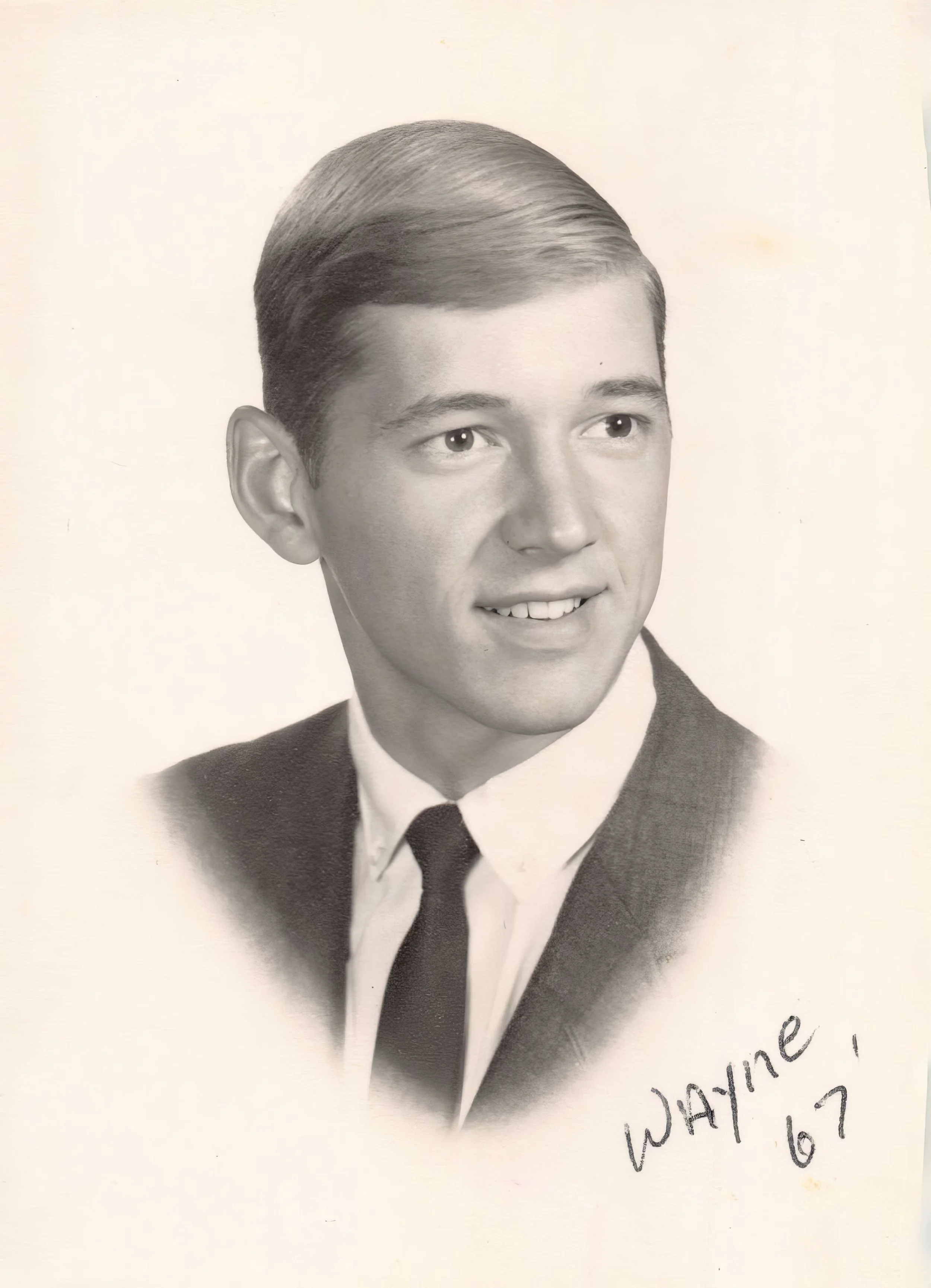 1967 - High school graduation - Wayne Helgason.