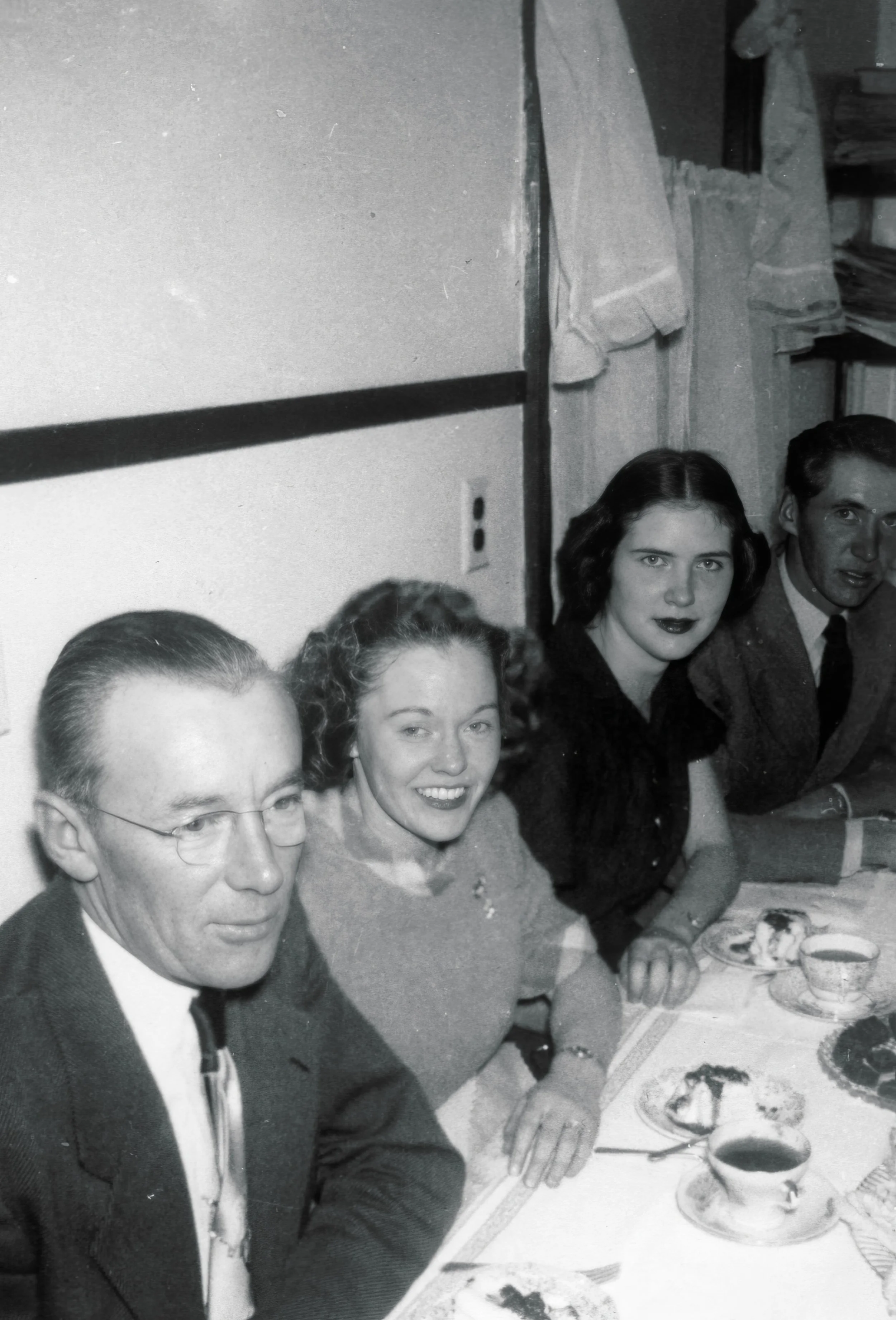 1948 - Ed, Wanda, Beverley, & John Hall.