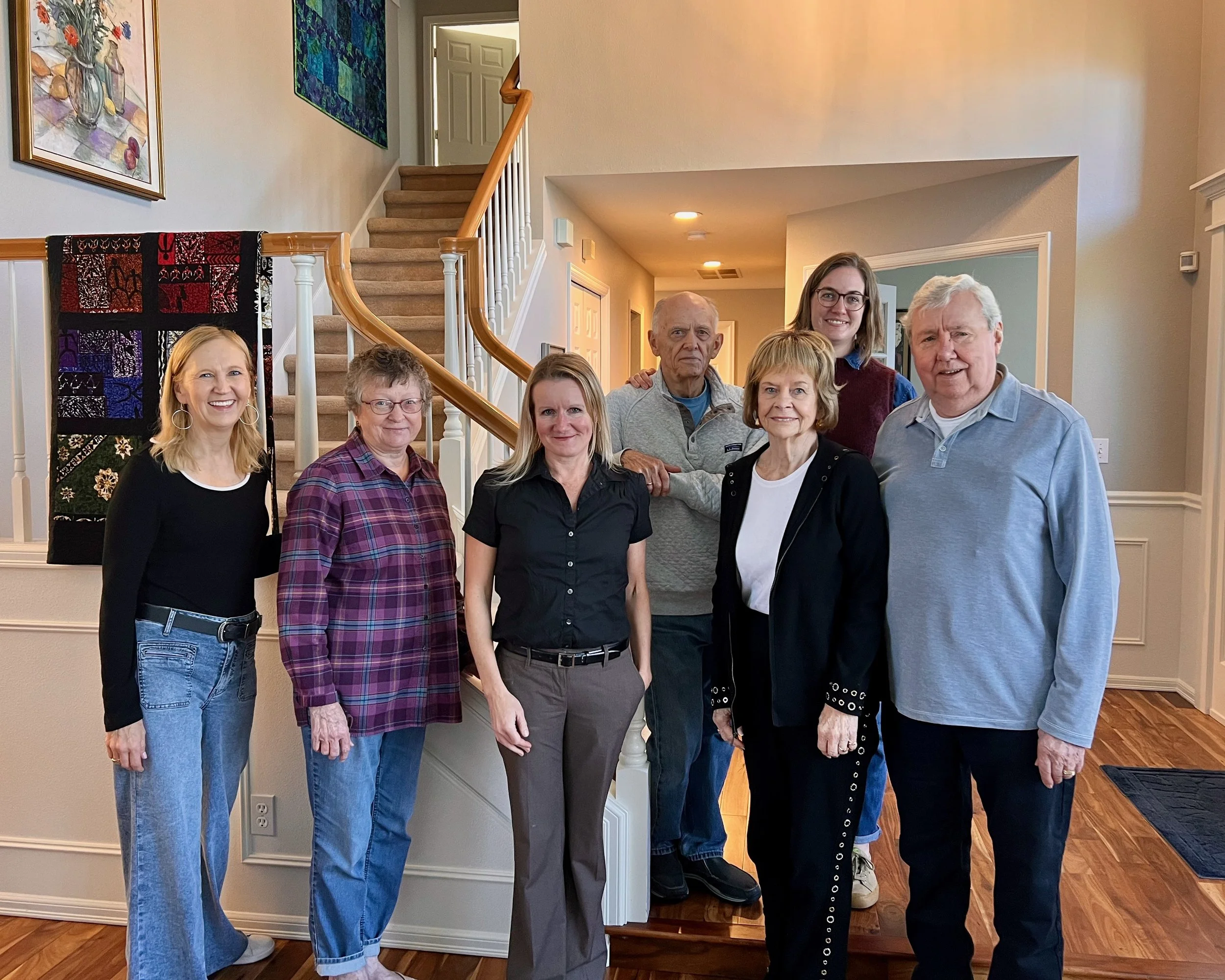 2025 - Joann Hall Swenson, Janis Bolstad, Jolene Doke, Monty Bolstad, Margie Hall, Marie Bolstad, Alfred Hall.