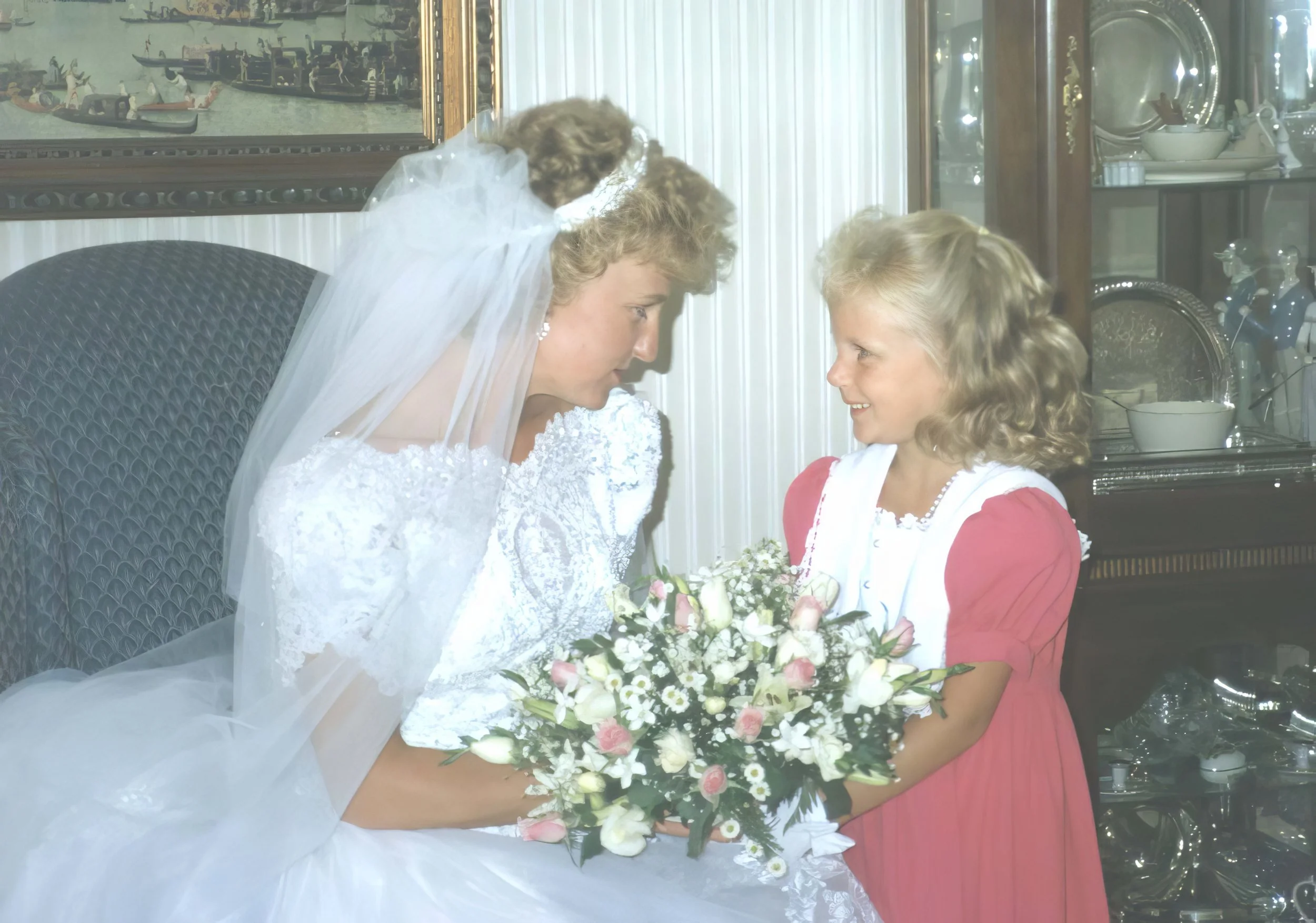 1990s - Bethann Frattarelli & Andrea Jensen at Bethann &. Rich's wedding.