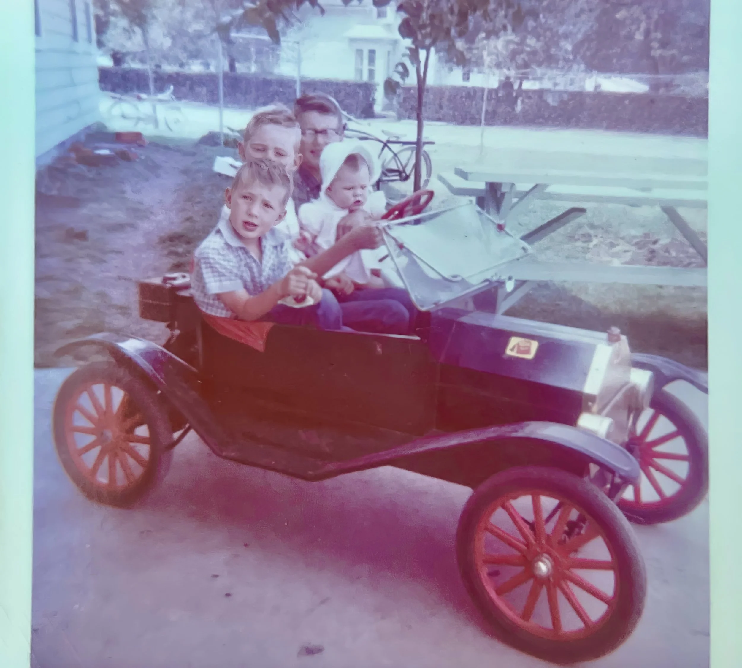 1961 - Rodger, Fred, Greg & Joann Hall.