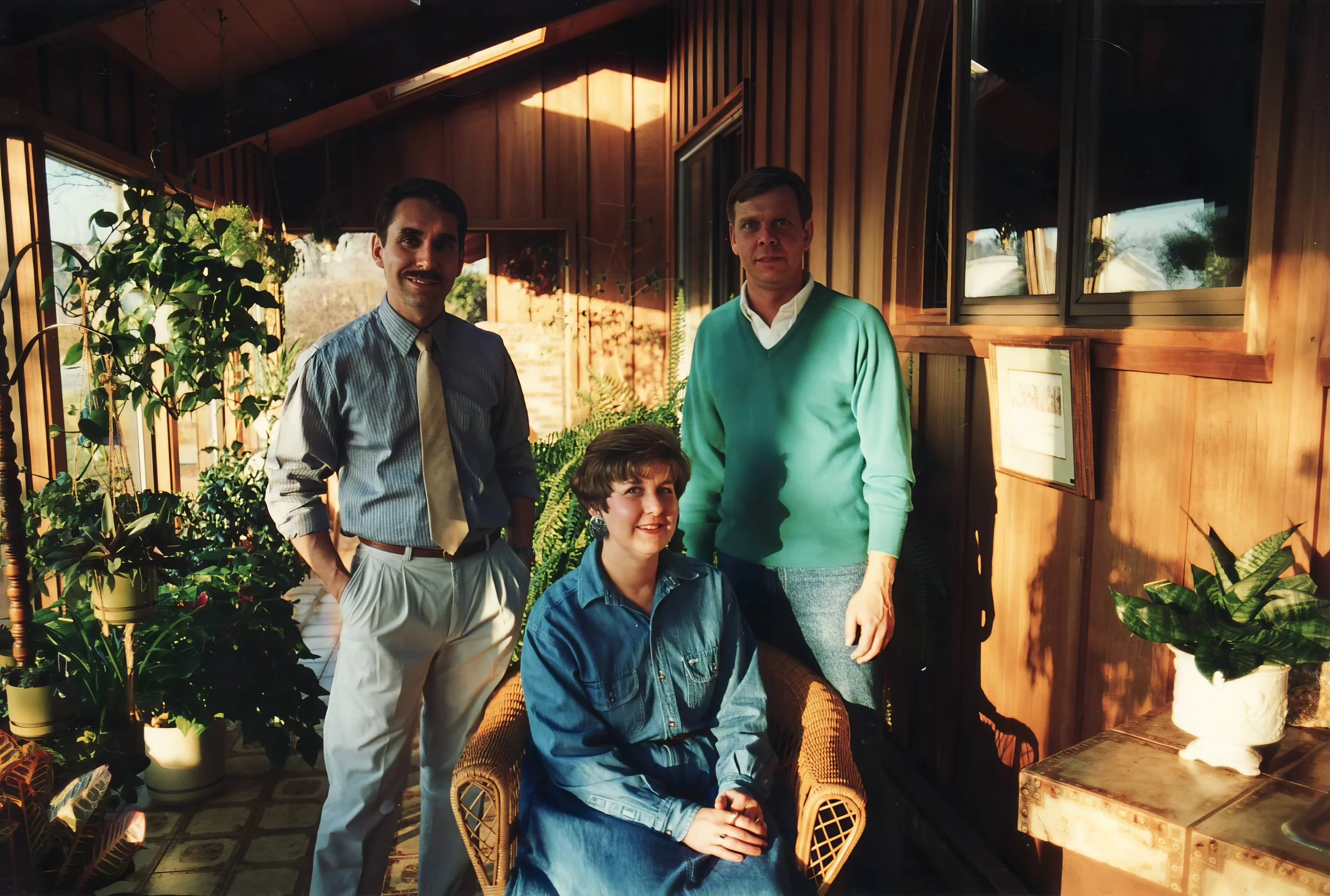 1990s - Randy Page, Jacqui Hillman, Jon Page.