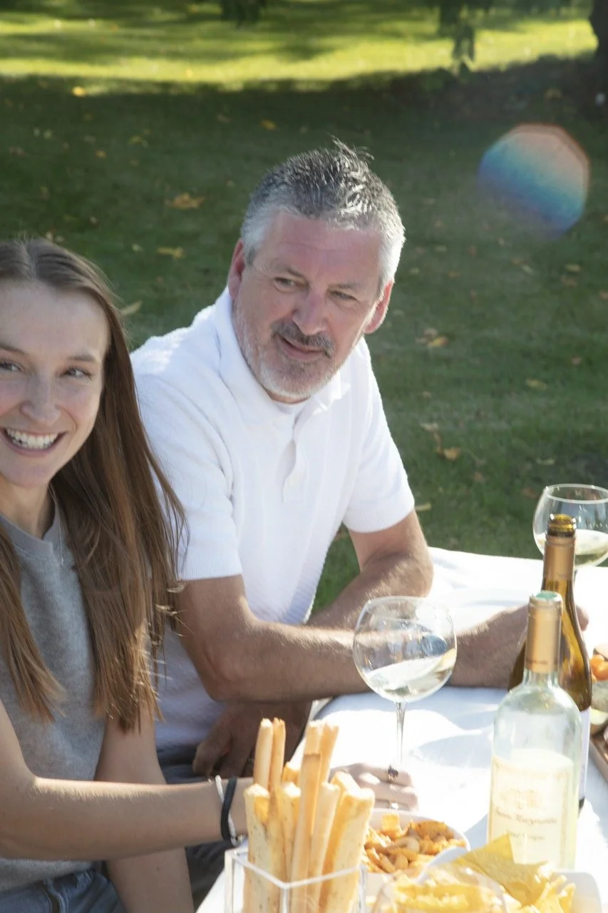 2025 - Cookbook photo shoot (John Borge Studios) - Mariah Hall, TJ Hall.