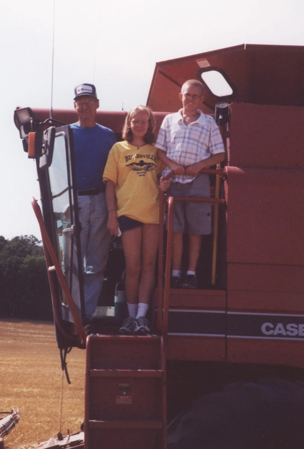 1990s - John Johnson, Andrea Jensen, Travis Jensen.
