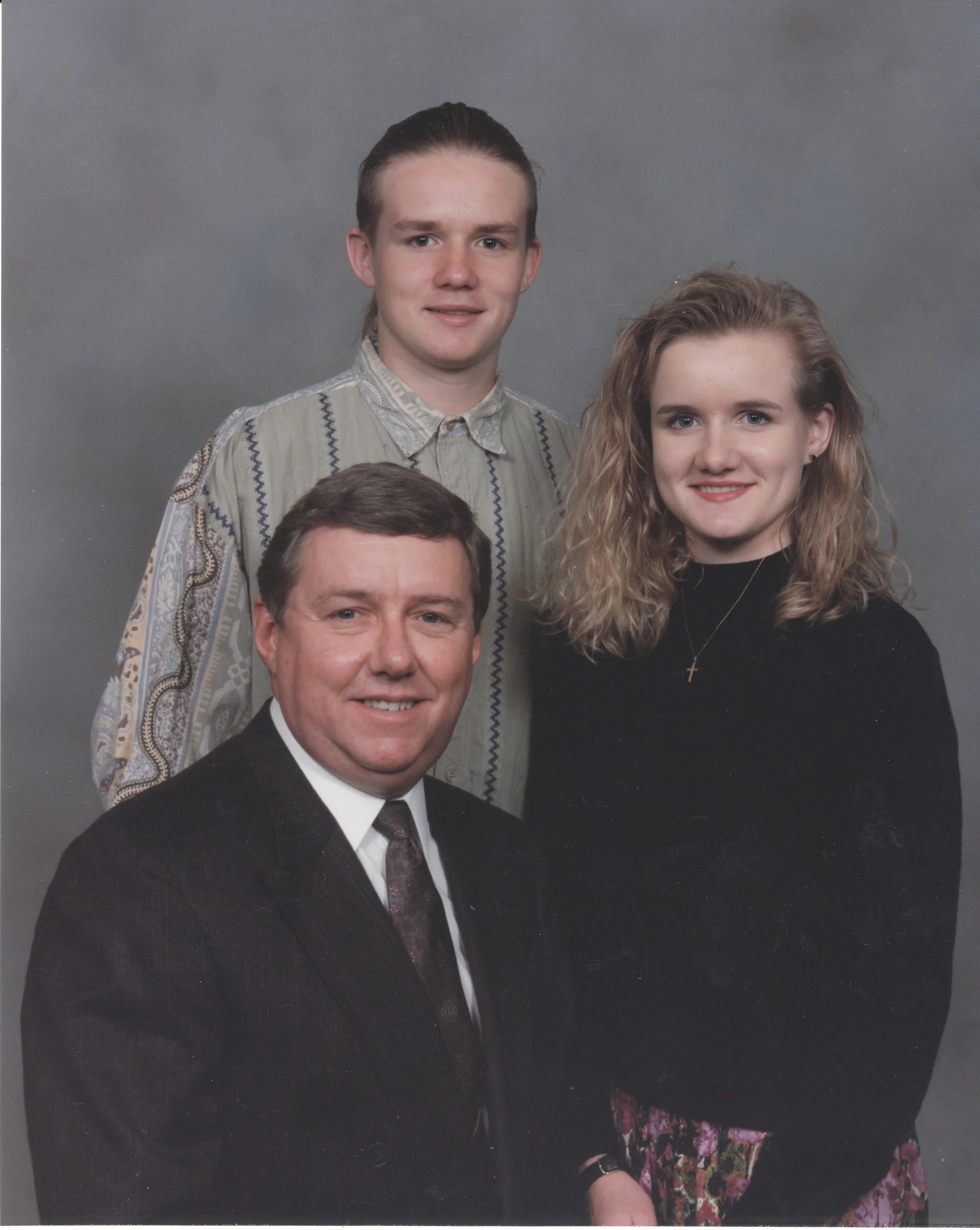1991 - Alfred, Brandon, & Jolene Hall.