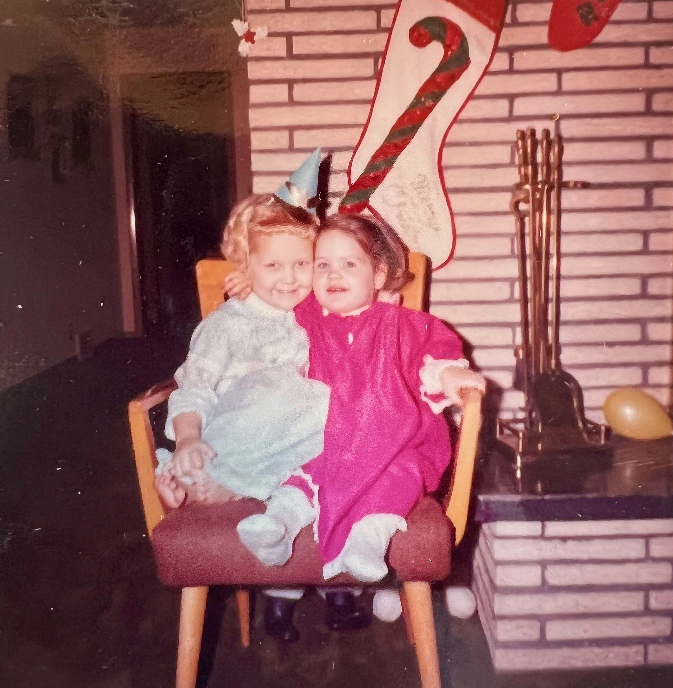 1965 - Joann & Connie Hall.