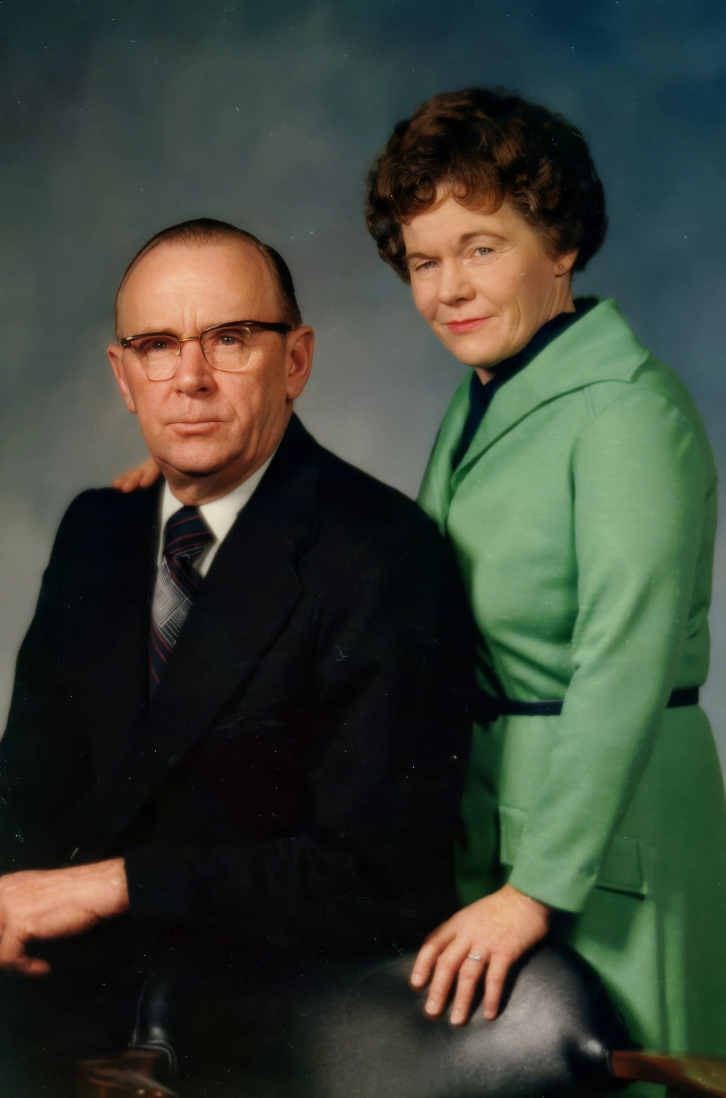 1974 - Edward & Wanda (Nelson) Hall.