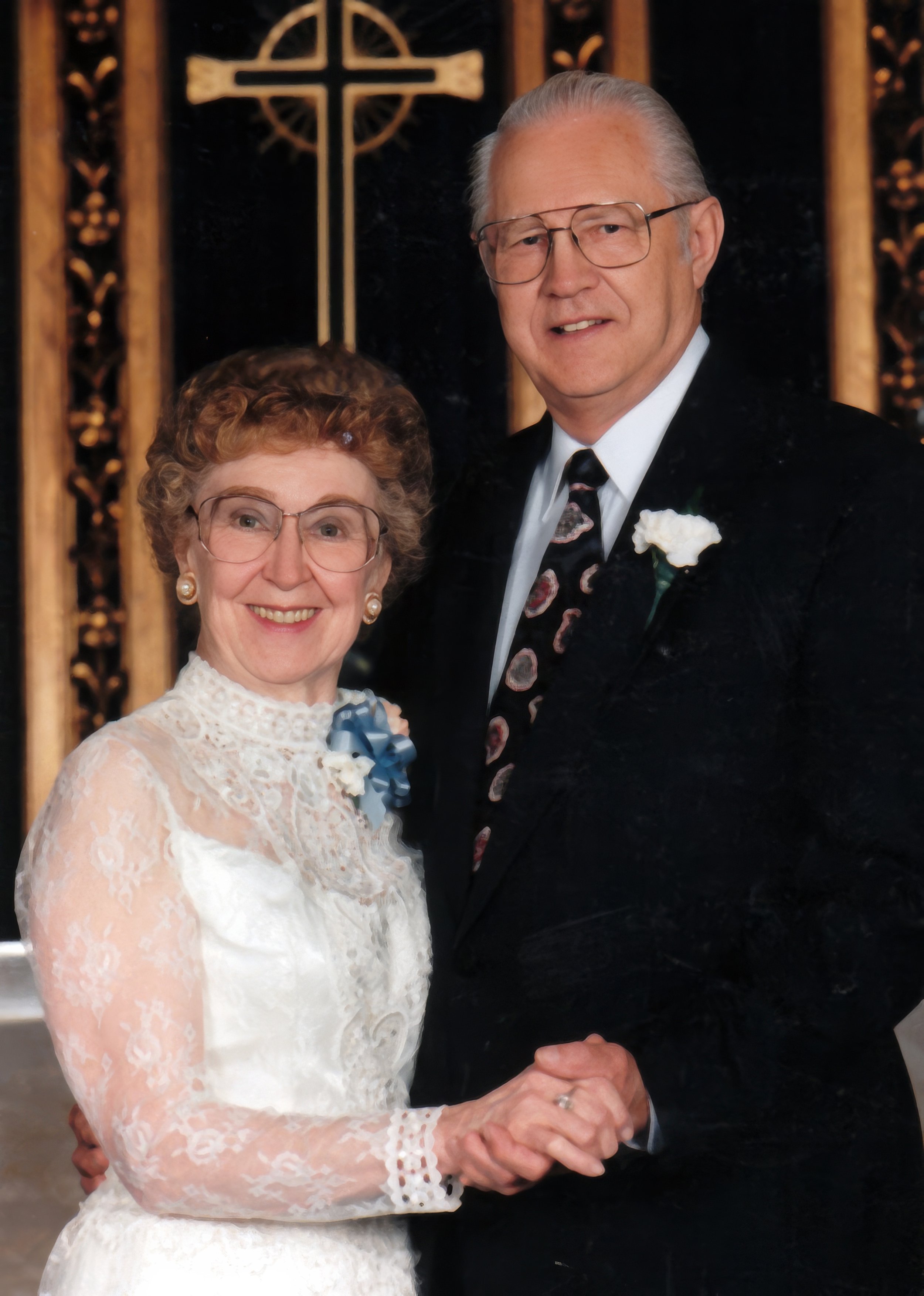 1995 - Lillian & Don Myrdal's wedding.