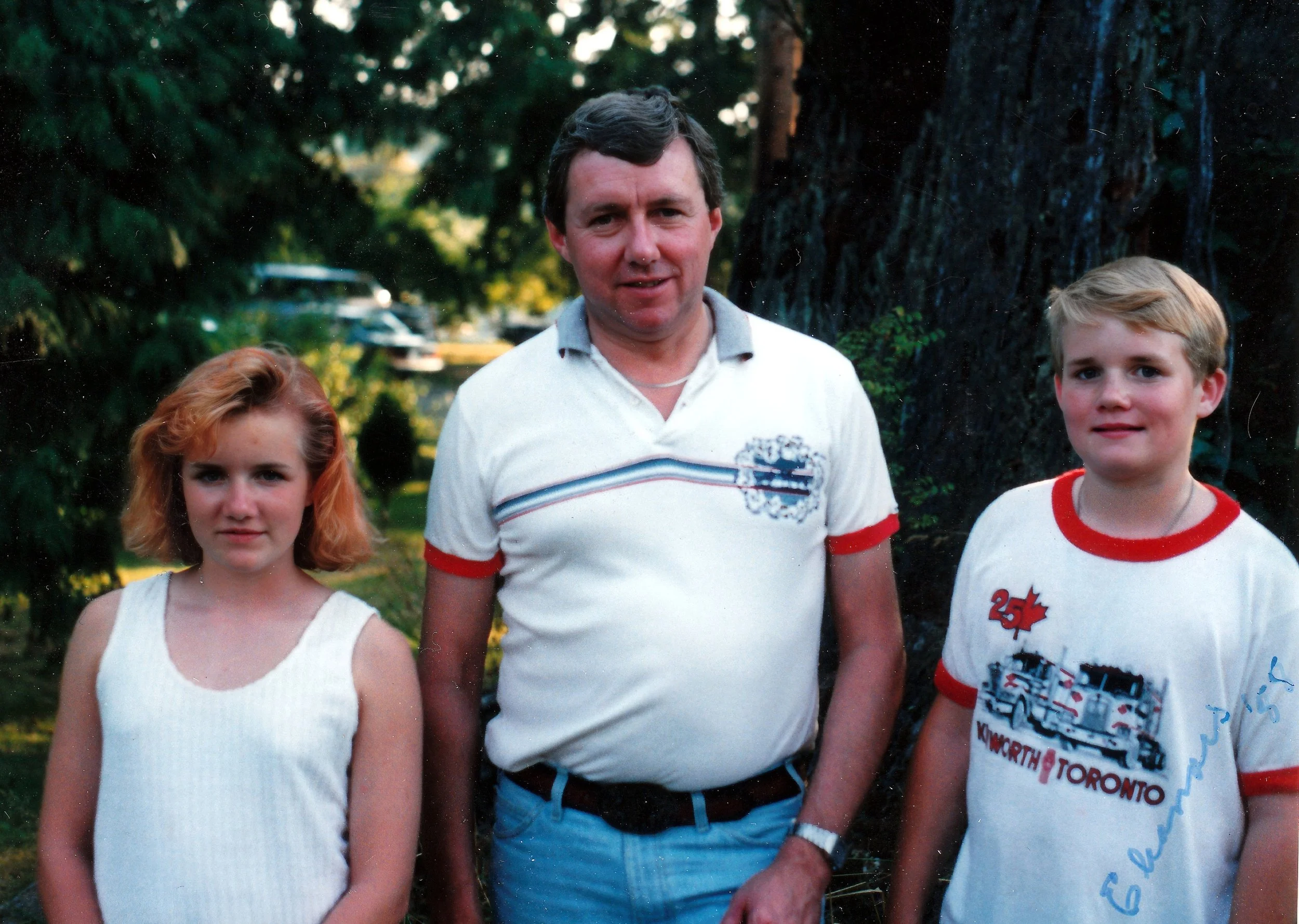 1985 - Jolene, Alfred, & Brandon Hall.