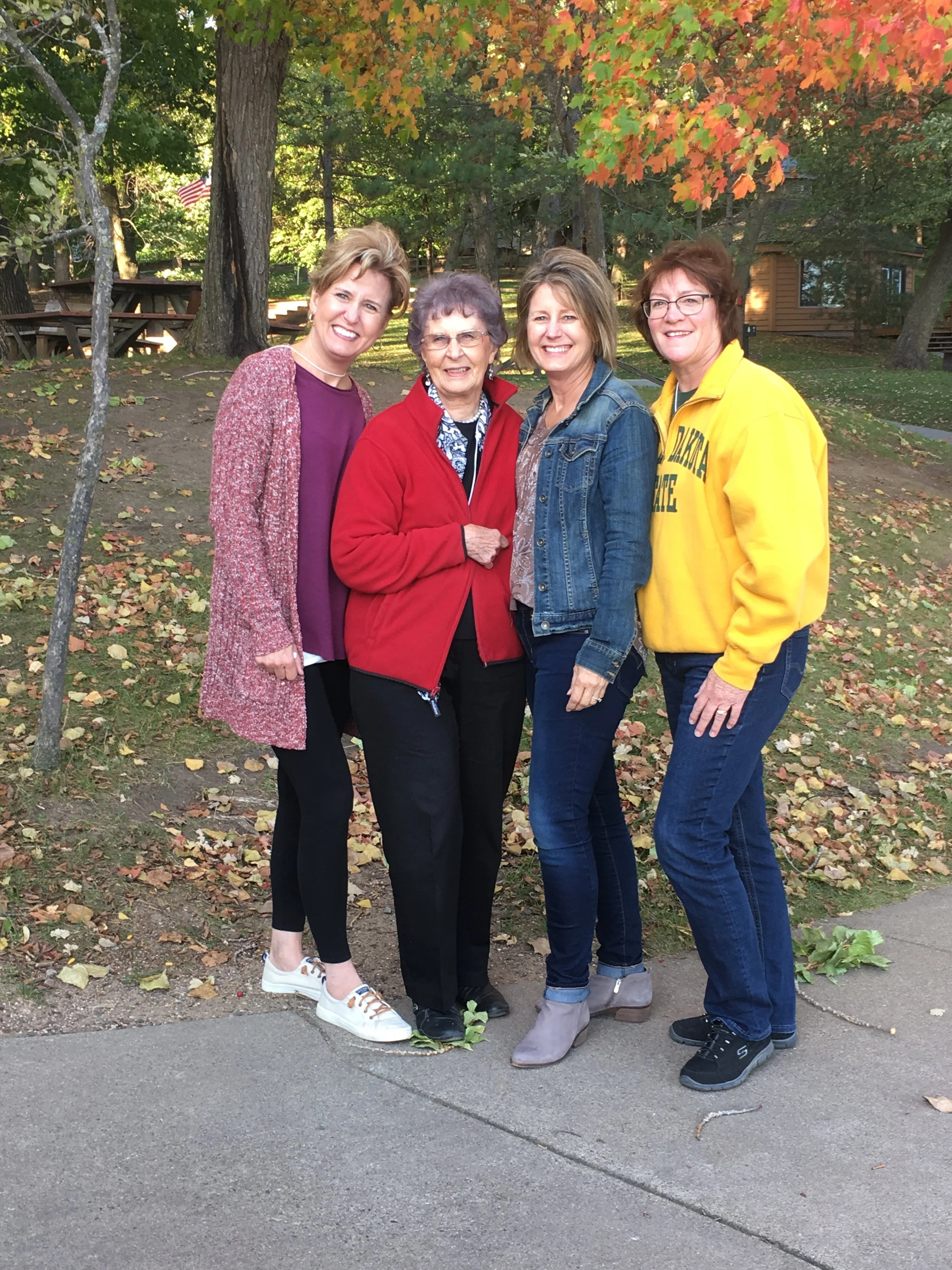 2019 - Rondee Feltman, Dodie Boe, Daidre Kendall, Nancy Boe.