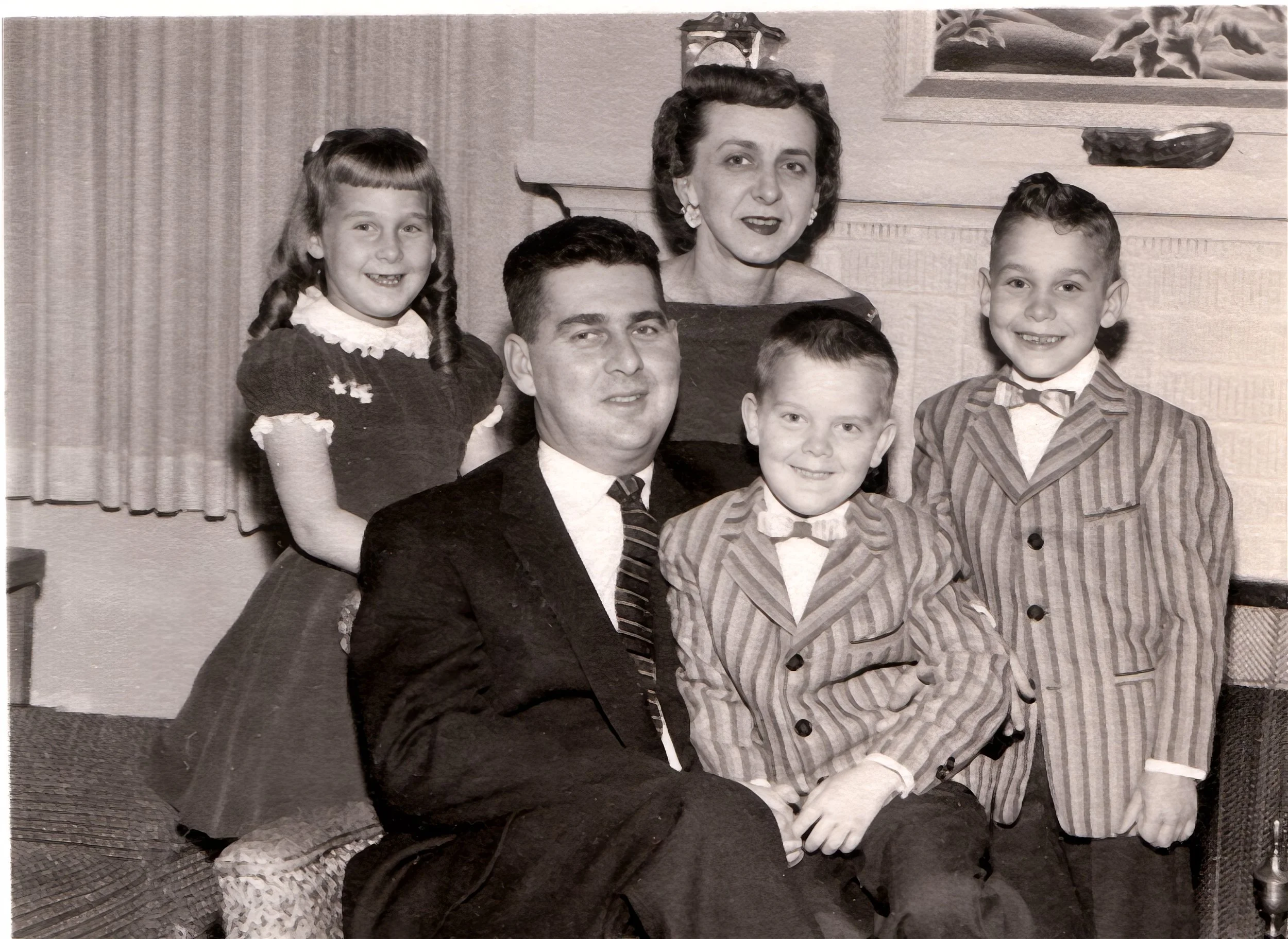 1958 - Jacqui, Jack, Pauline, Jon, & Randy Page.