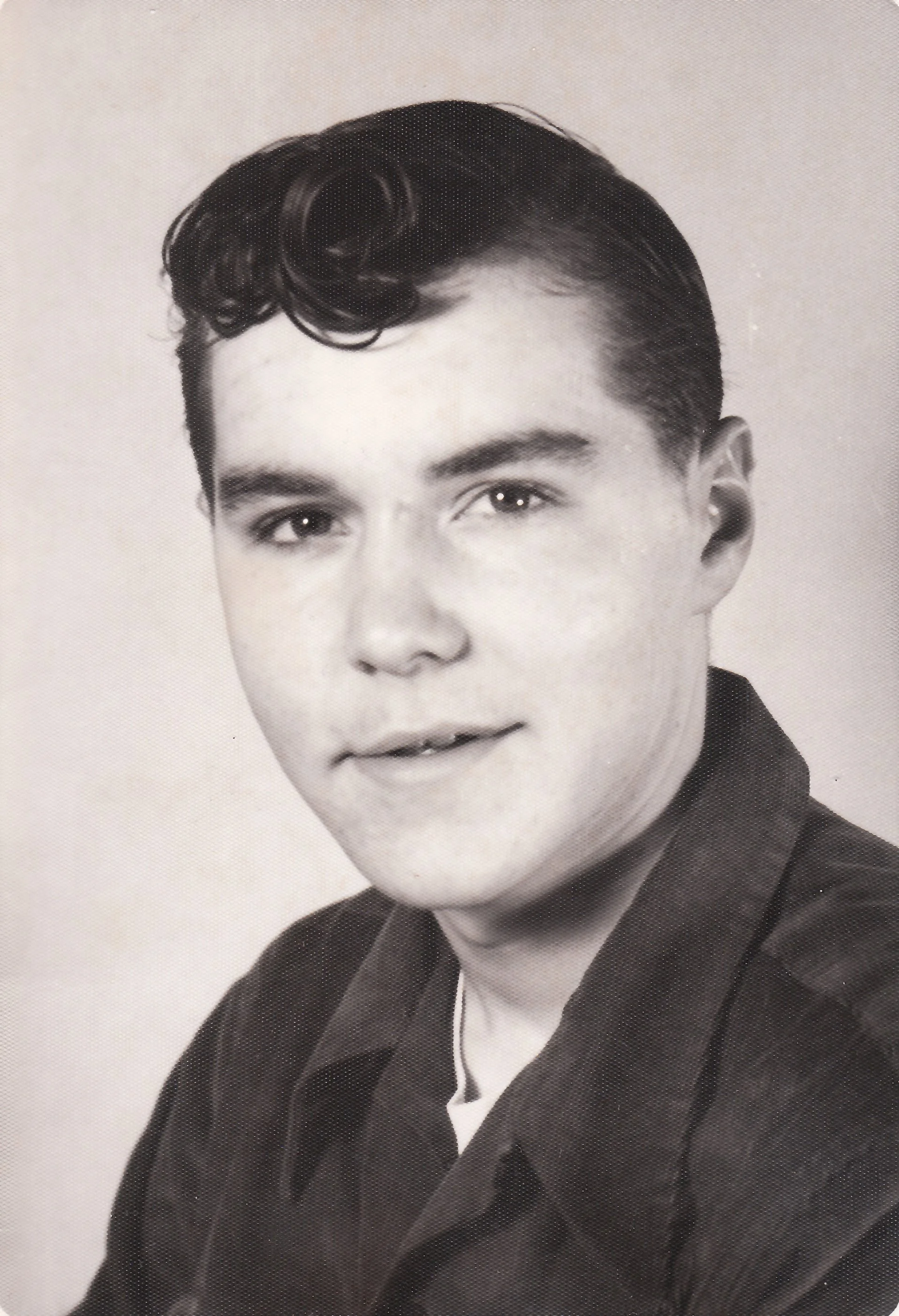 1955 - High school graduation - Walter Hall.