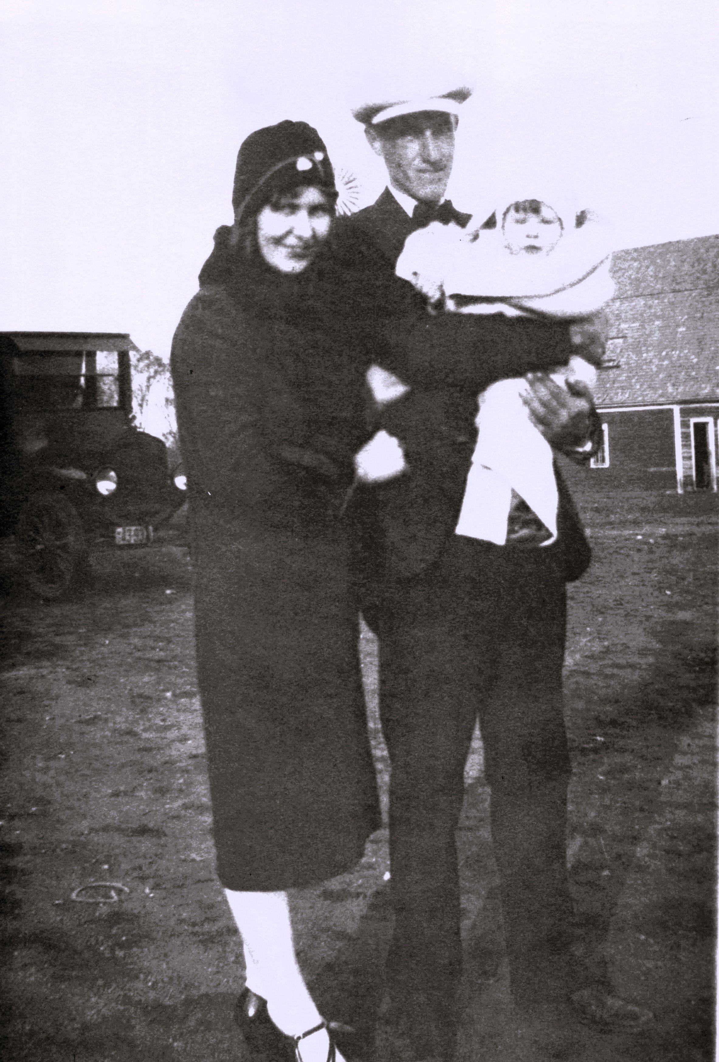 1929 - Mae, Louis, & Lois Meier.