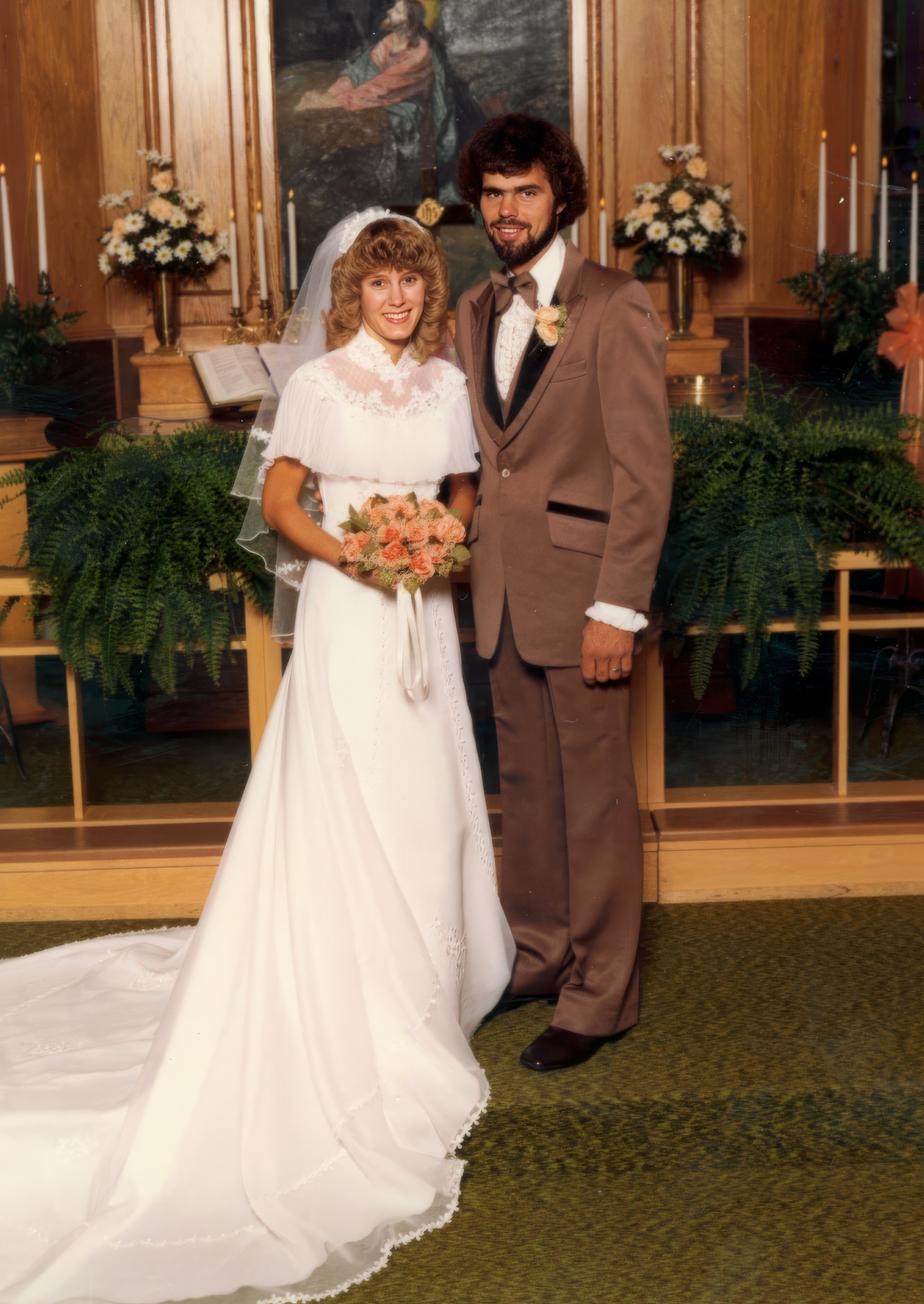 1980 - Daidre & Rick Kendall's wedding.