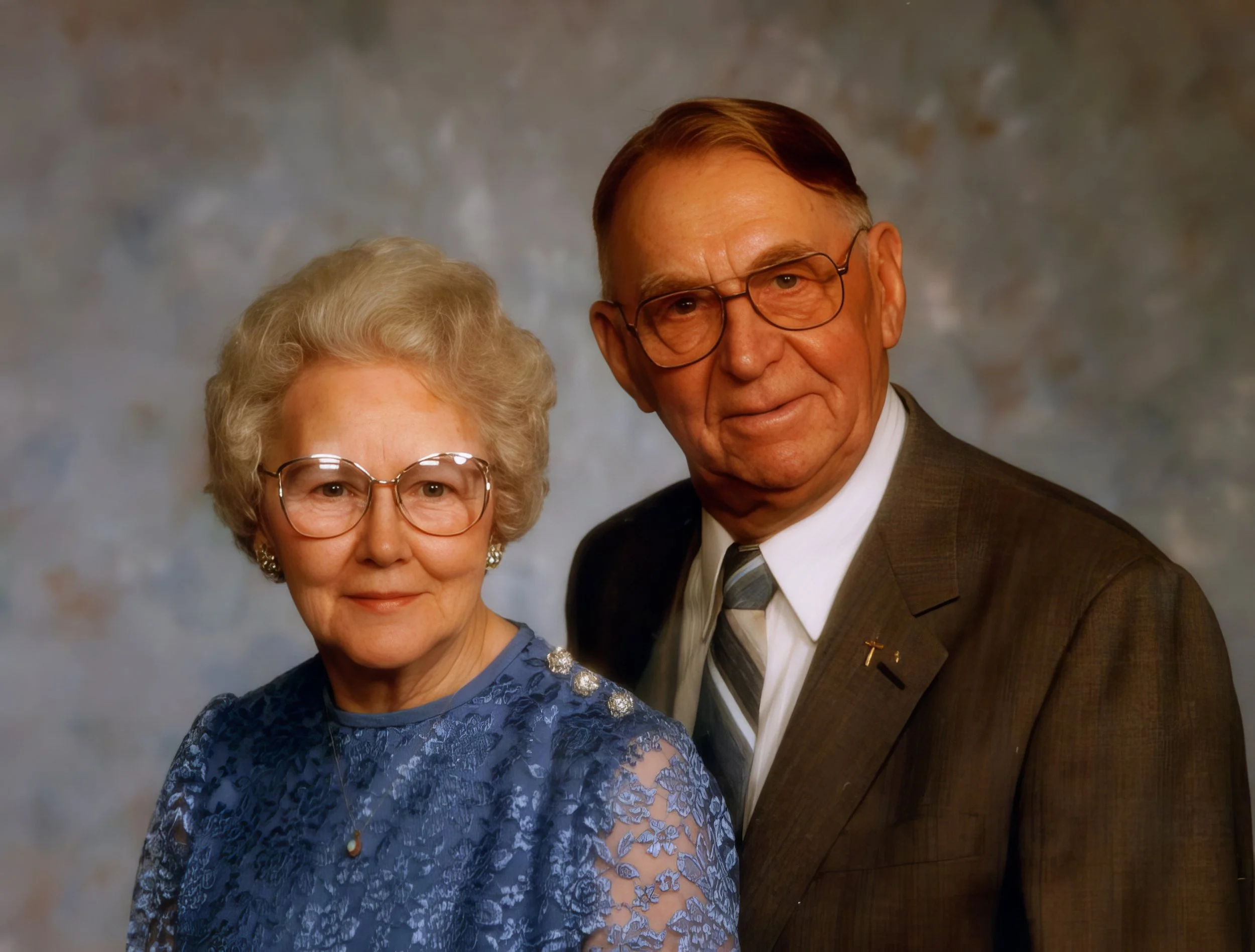 1986 - 50th anniversary - Christine & Joe Hall.