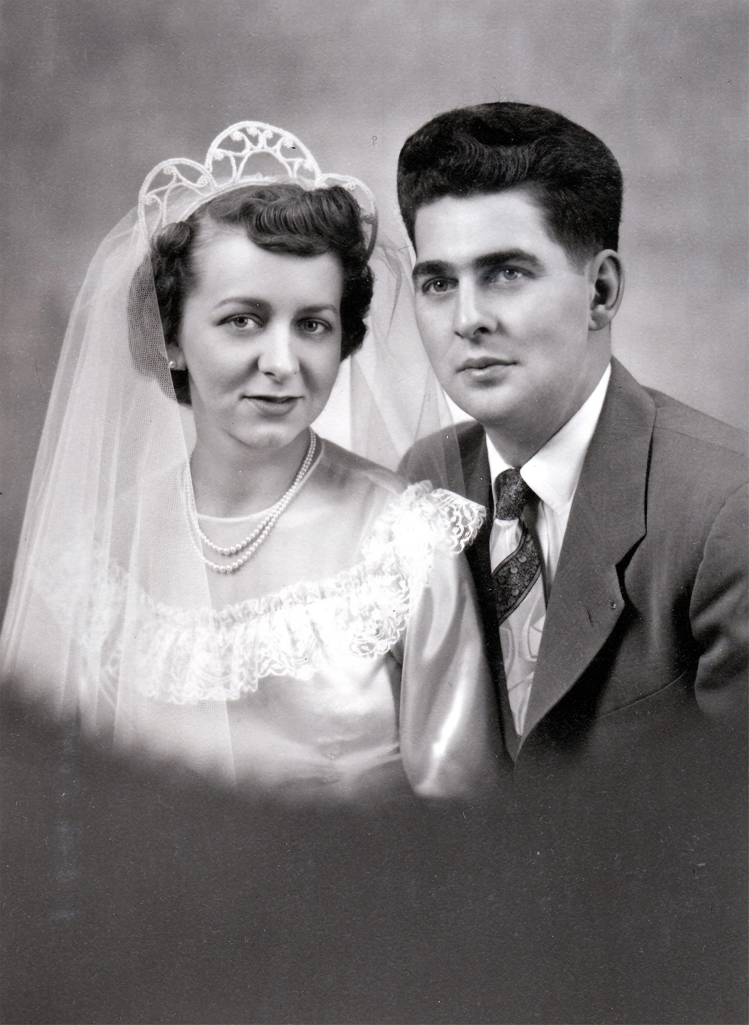 1949 - Pauline & Jack Page's wedding.
