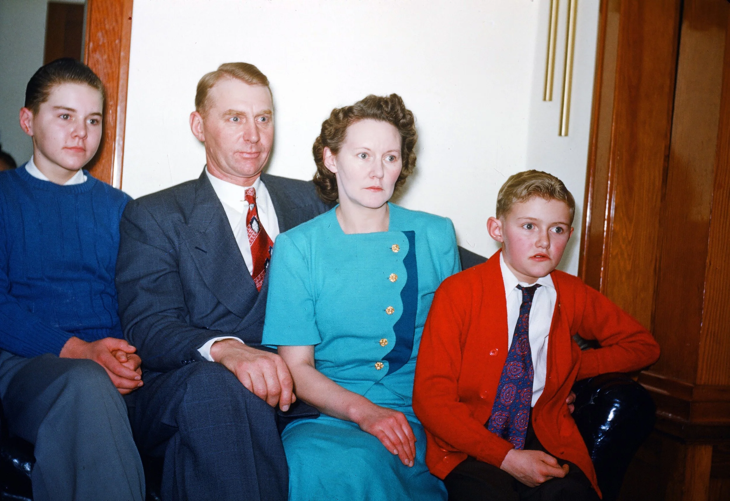 1949 - Walter, Joe, Christine, & Alfred Hall.