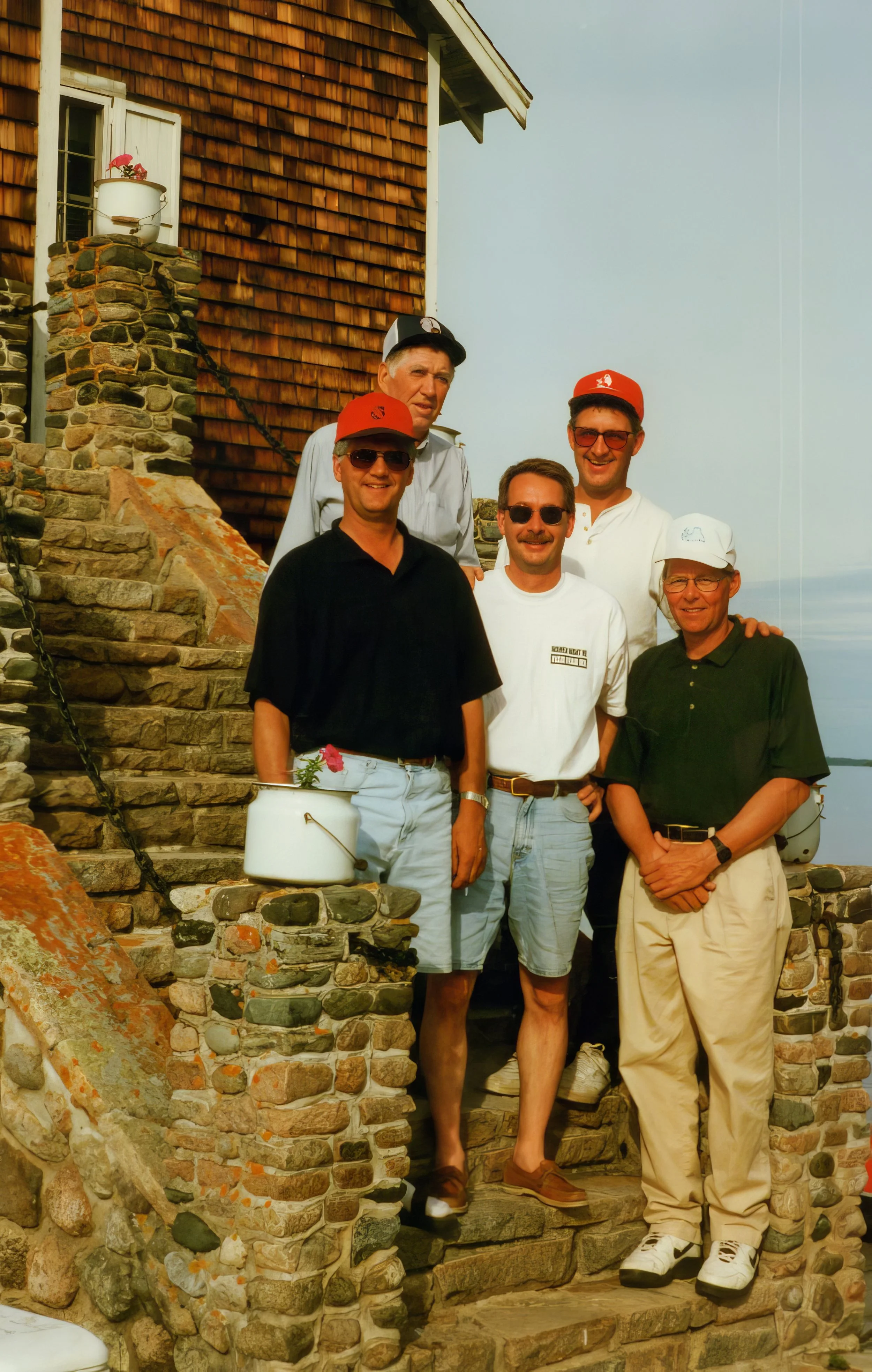 1990s - Greg, John, Rodger, Fred, & Warren Hall.