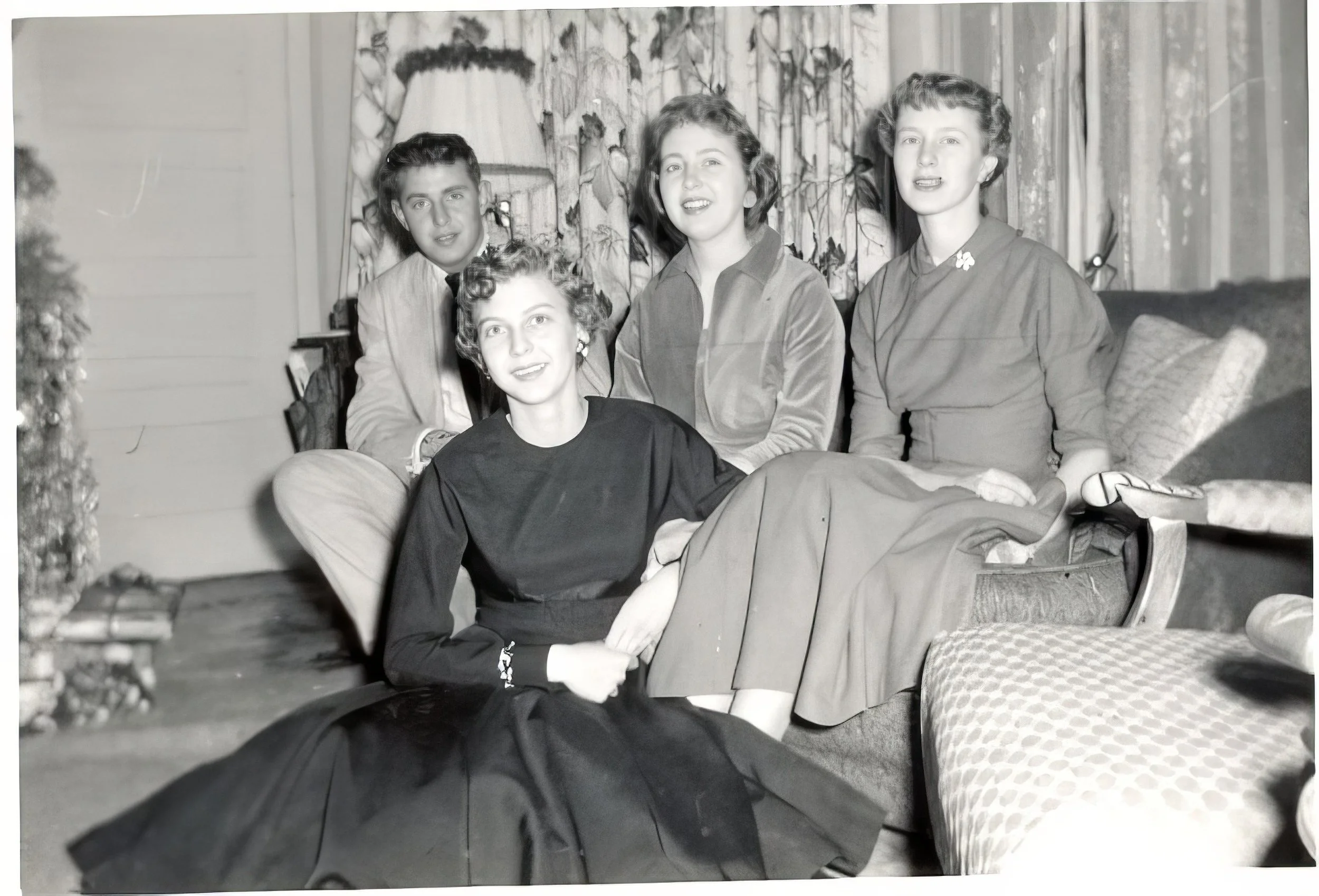 1956 - Marvin, Gladys, Marilyn, & Dodie Meier.