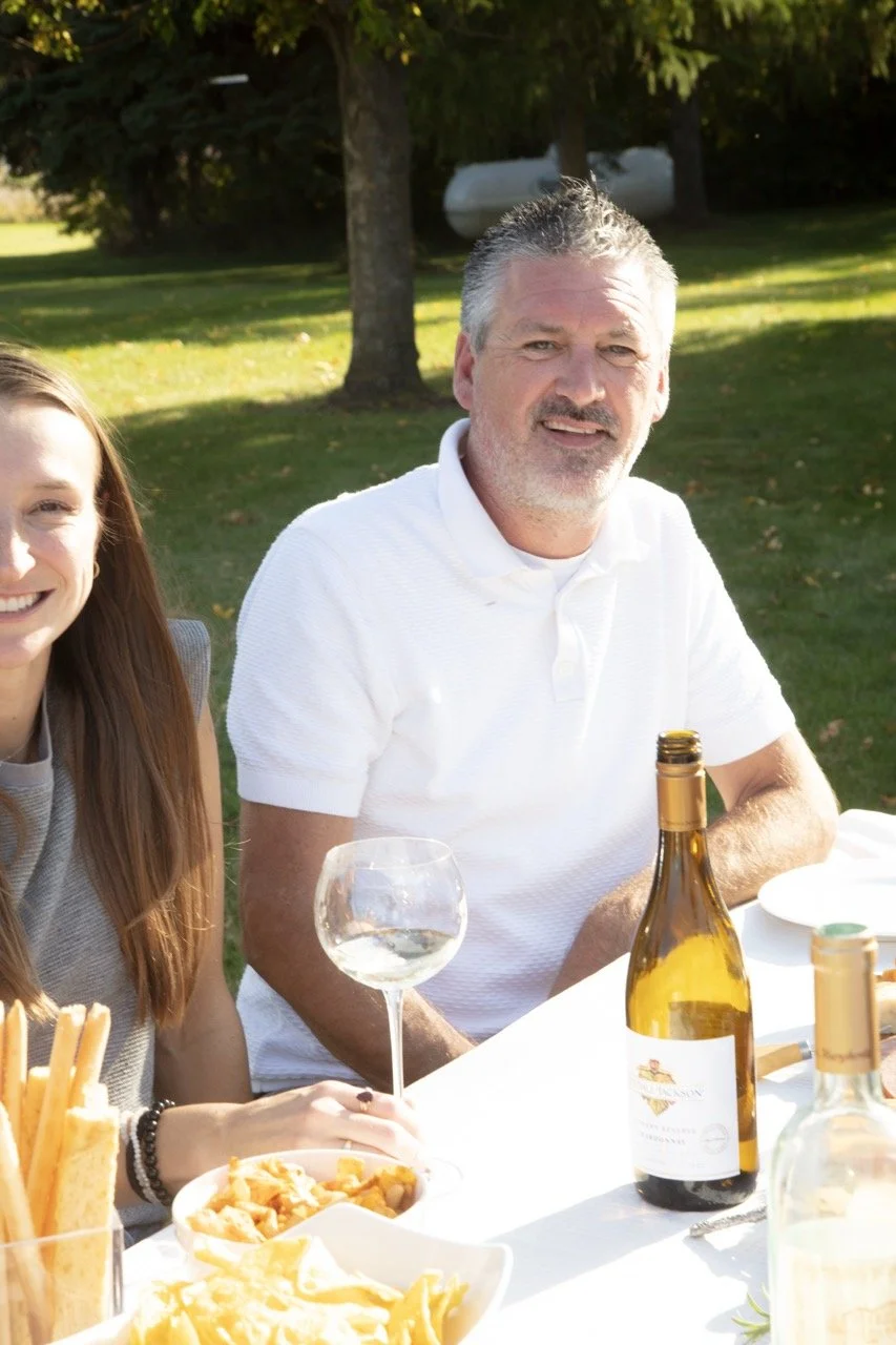 2025 - Cookbook photo shoot (John Borge Studios) - Mariah Hall, TJ Hall.