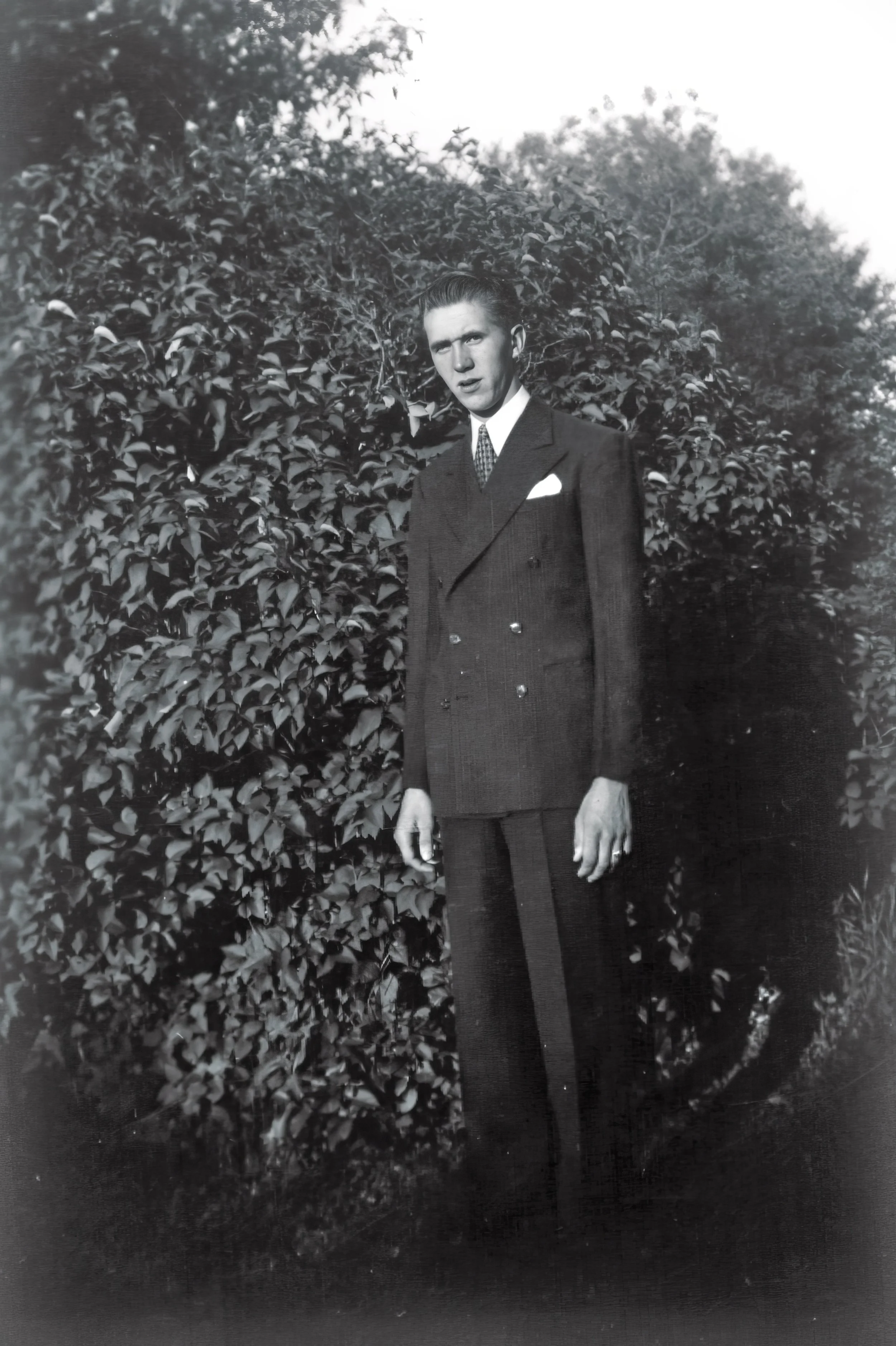 1944 - High school graduation - John Hall.