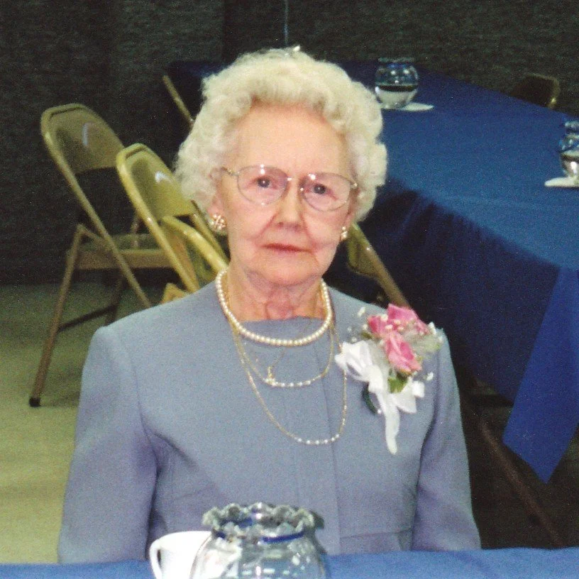 1999 - Christine Hall at 90th birthday party.