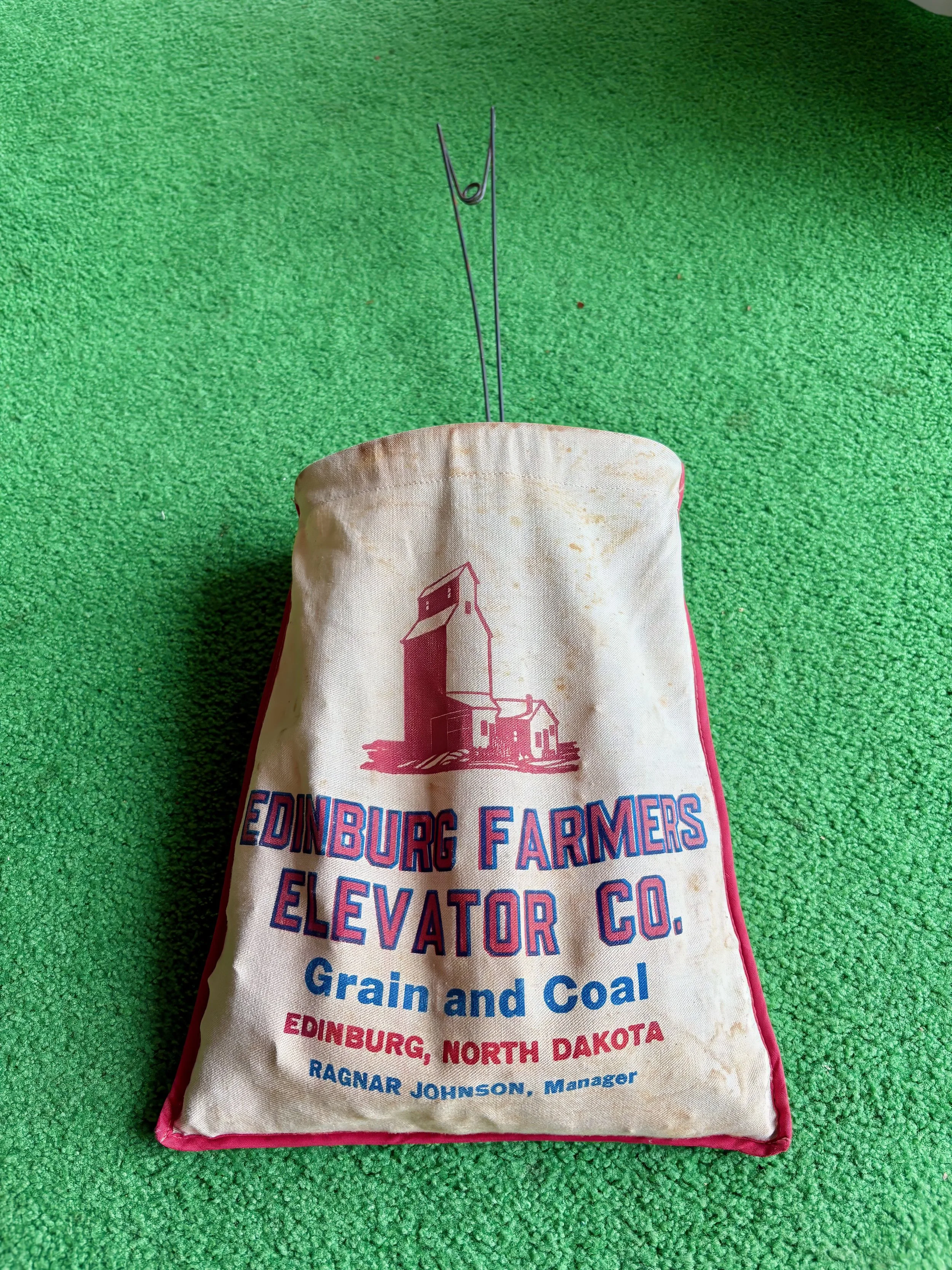 1940s - Bag from Edinburg, ND, elevator.