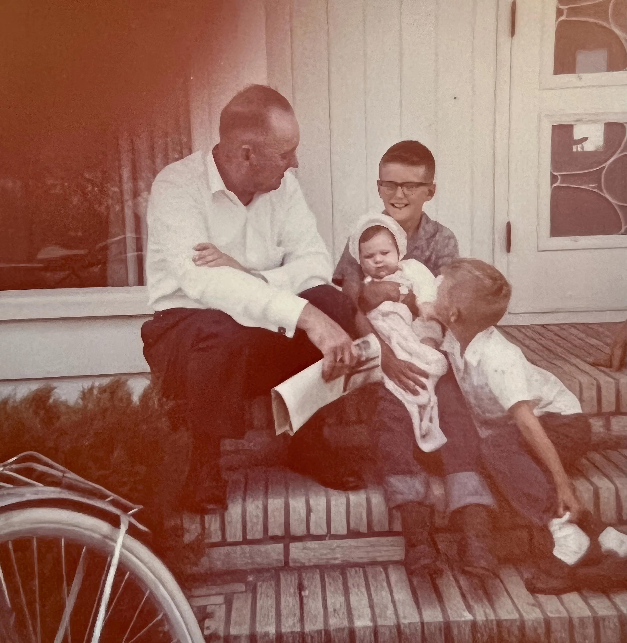 1961 - Bill, Joann, Greg, & Fred Hall.