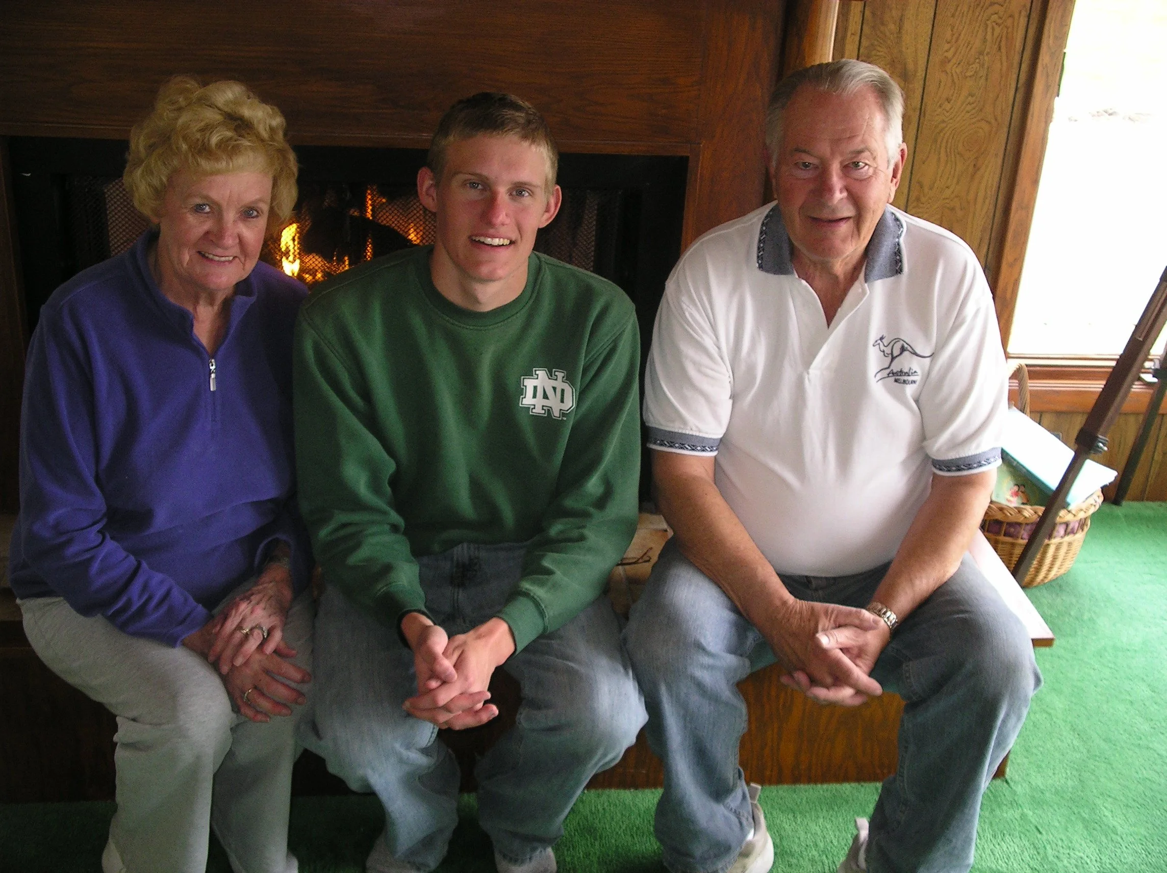 2000 - JoeAnn Geiger, Travis Jensen, Harley Geiger.