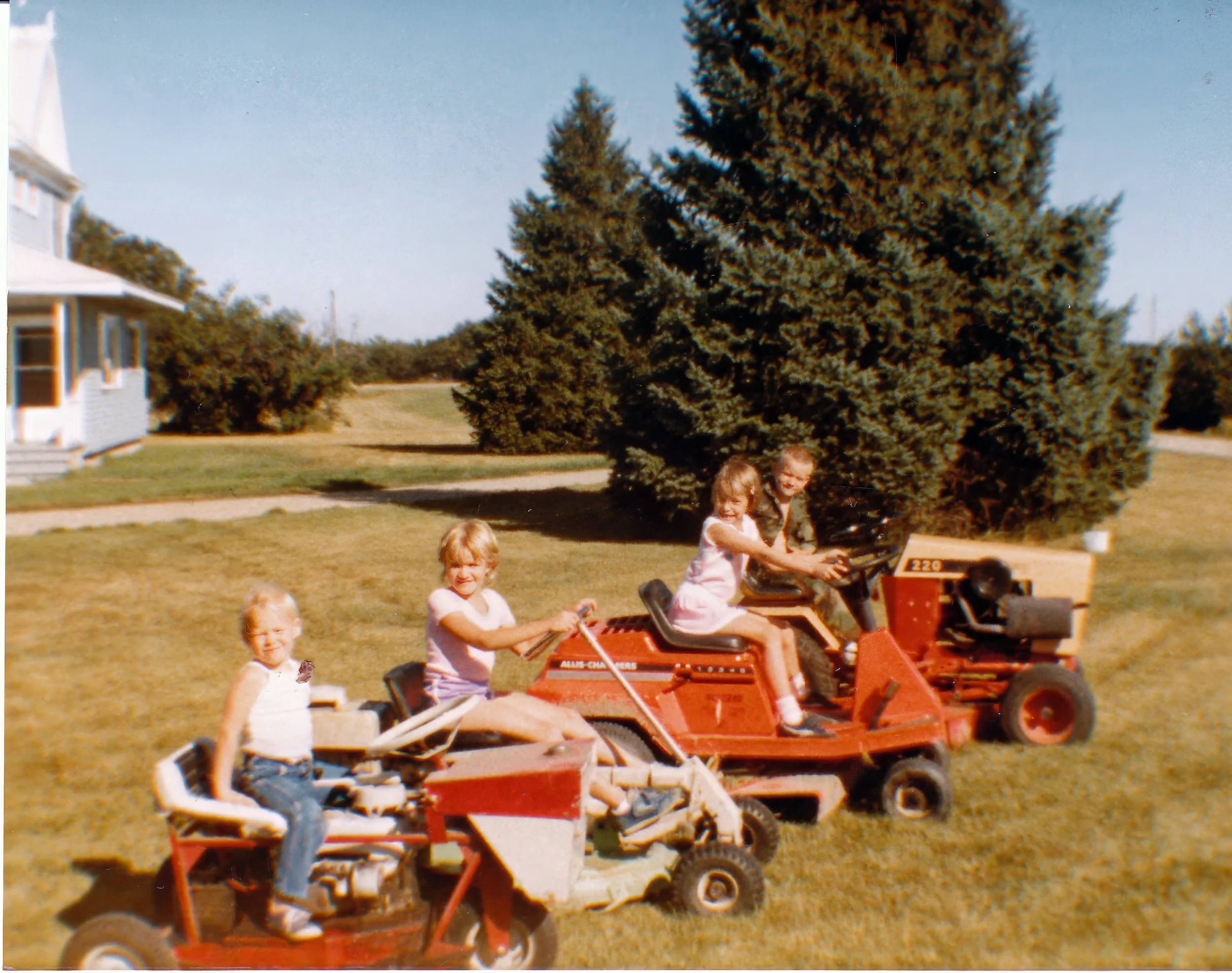 1983 - Sarah, Jolene, Julie, & Brandon Hall.
