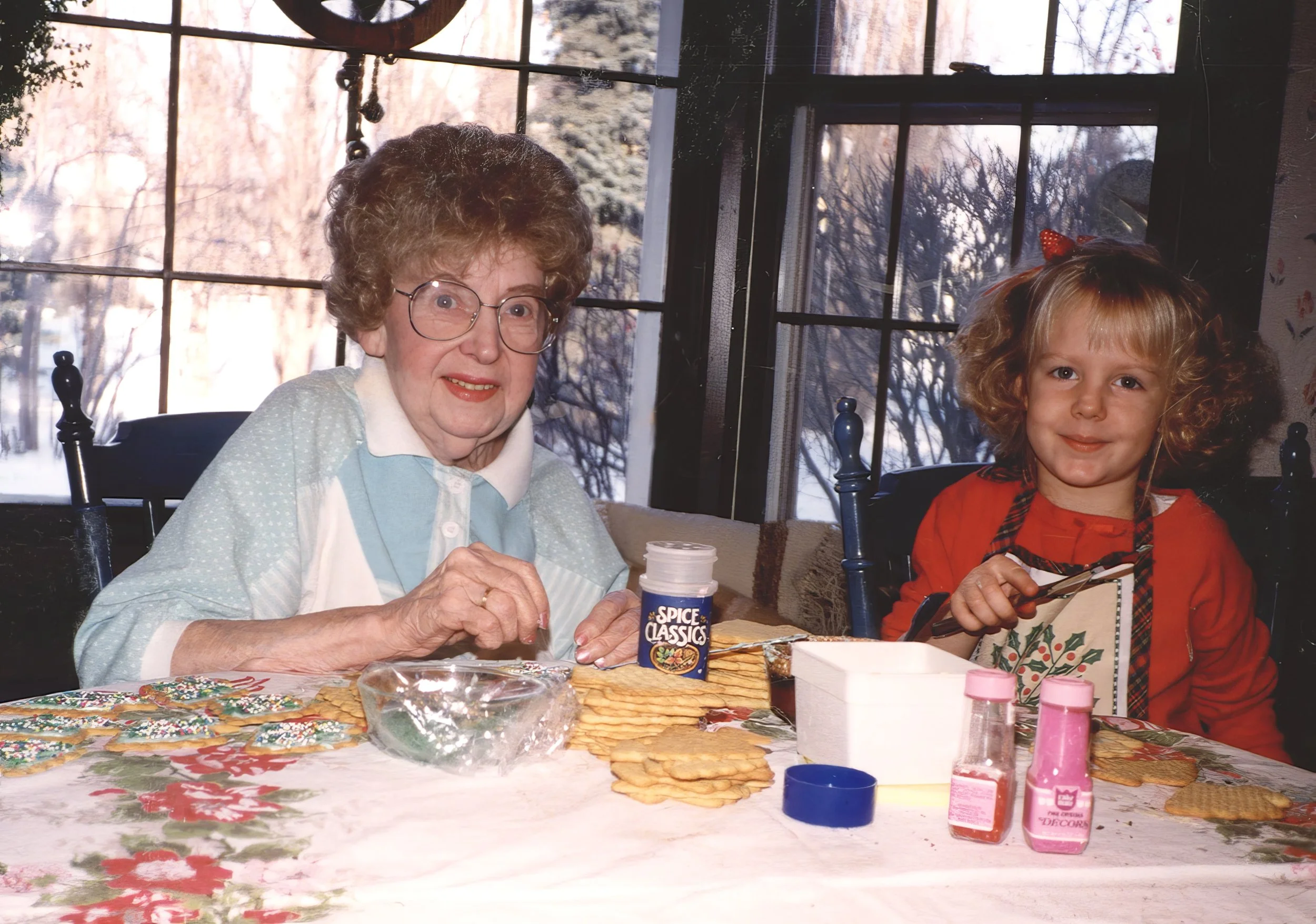 1990s - Emma Johnson & Andrea Jensen.