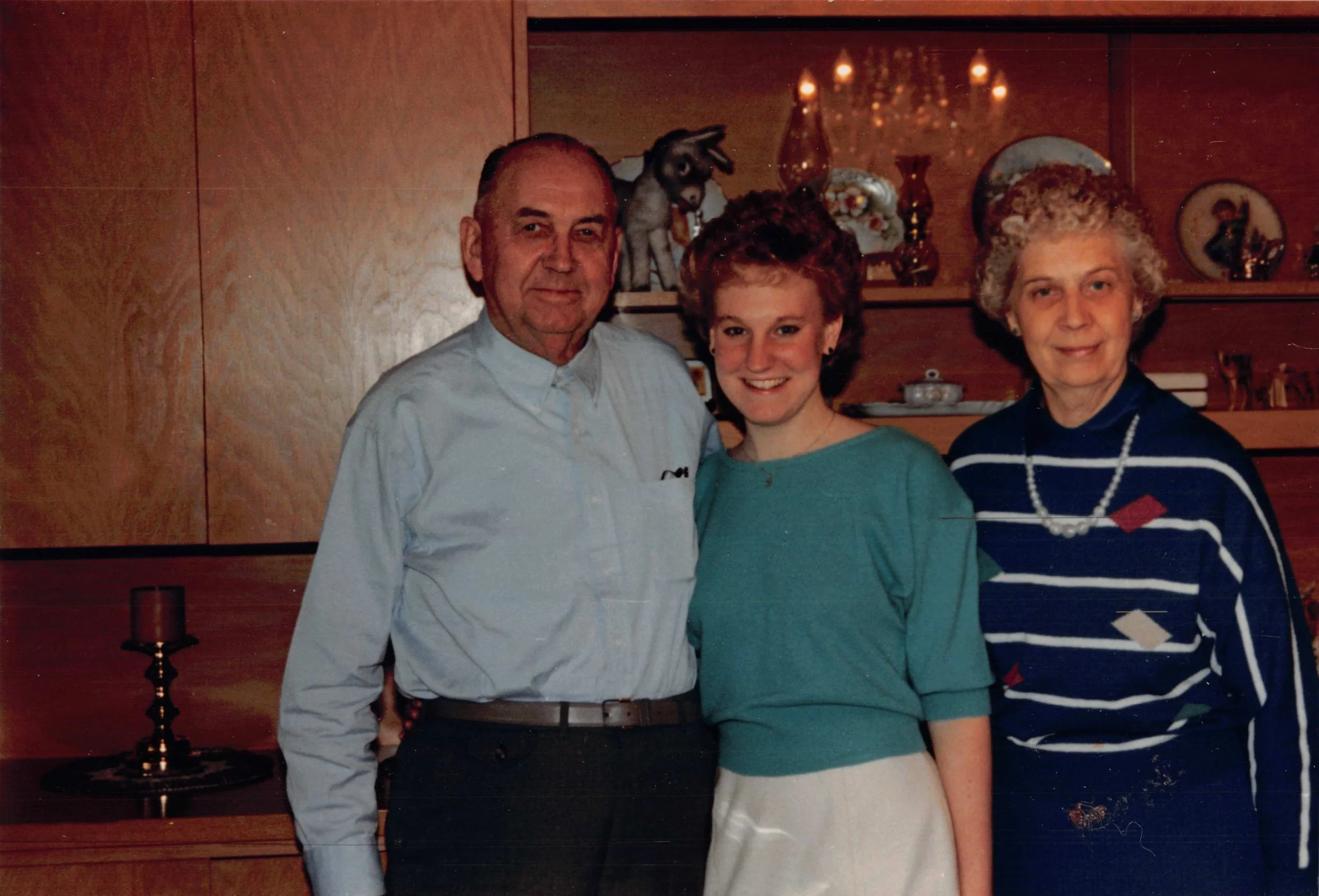 1985 - Bill Hall, Bethann Sherry, Bernice Hall.