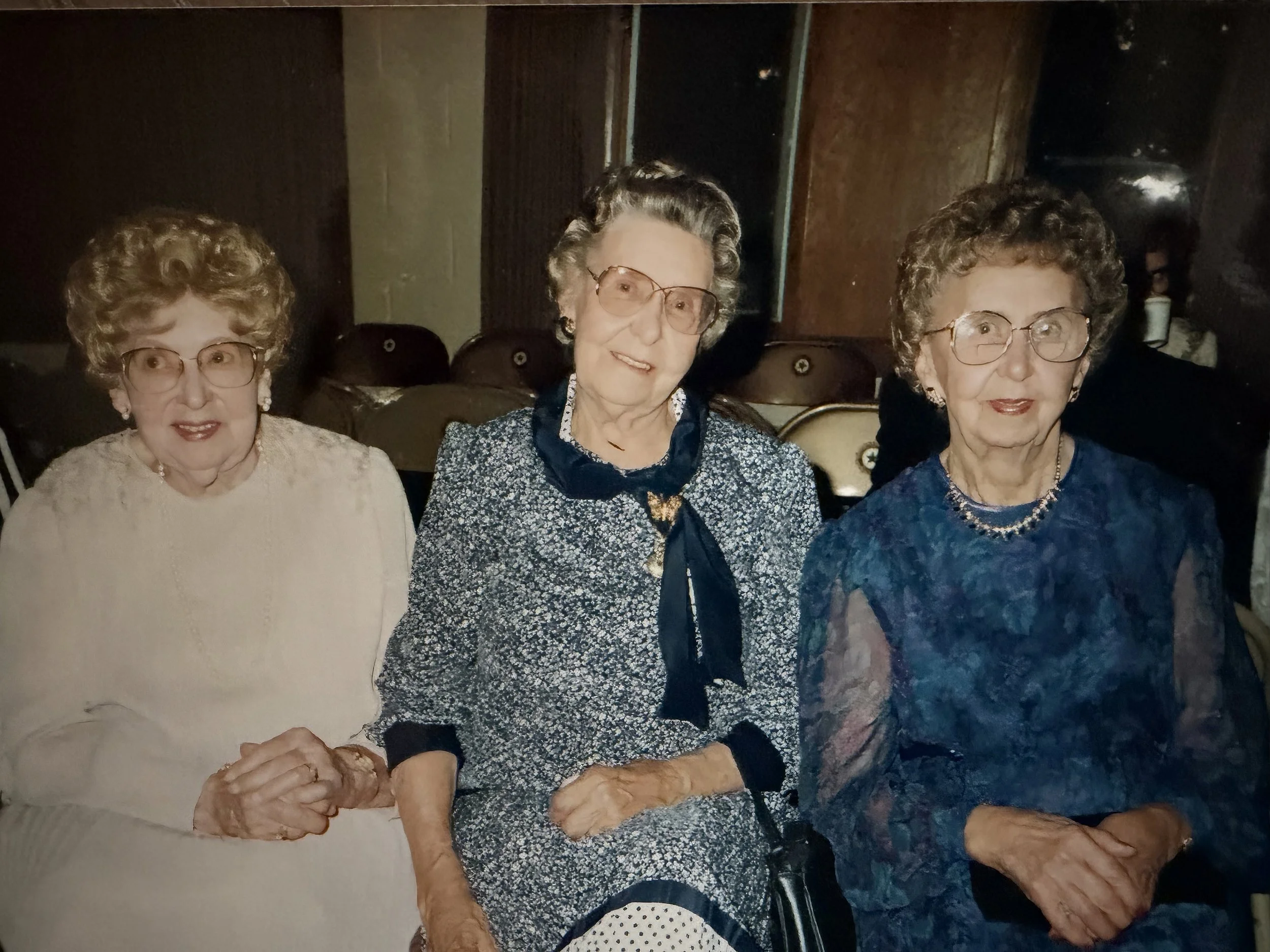1980s - Sisters - Emma Johnson, Mae Meier, Rose Bolstad.