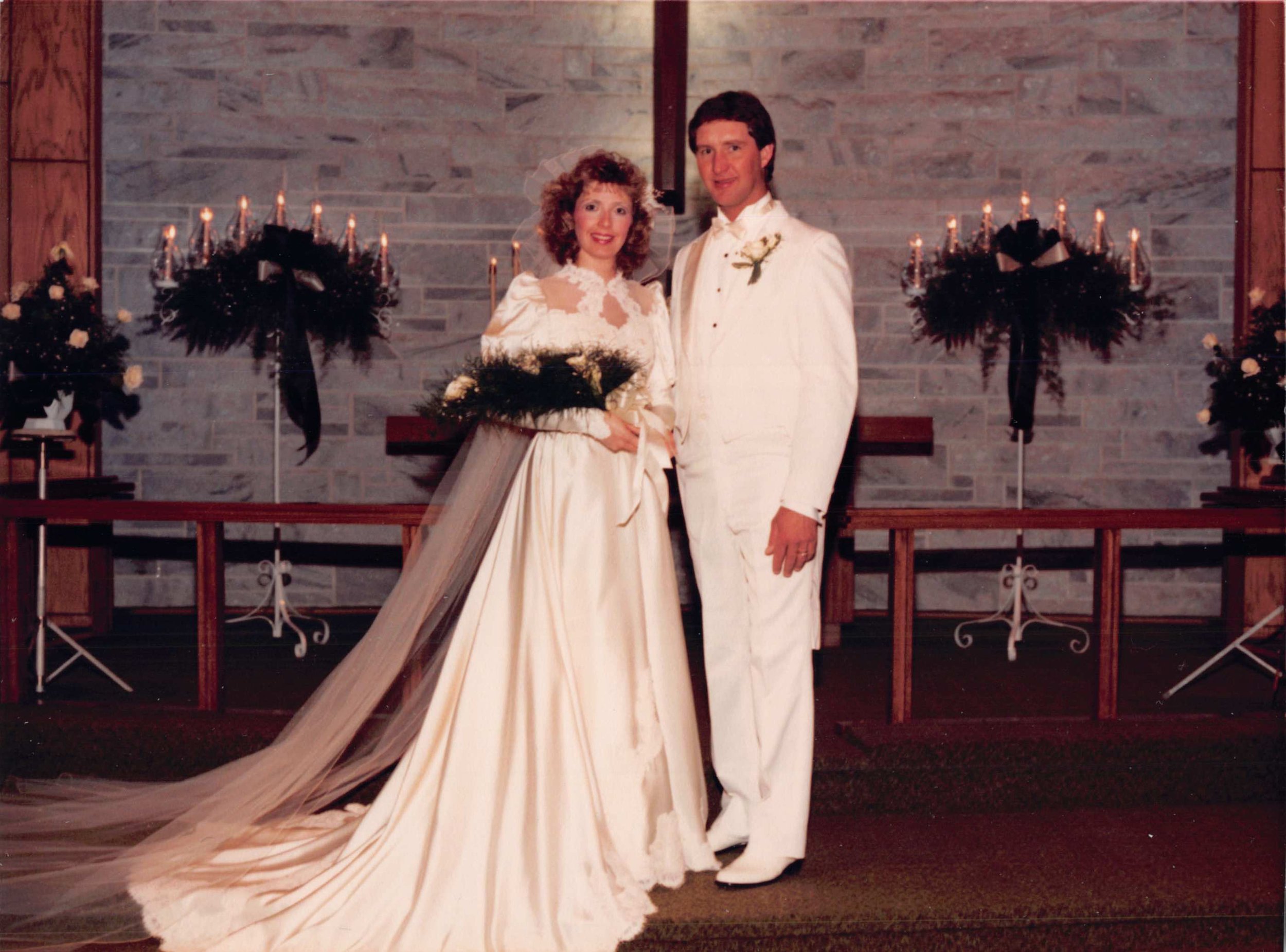 1987 - Dorothy & Fred Hall's wedding.