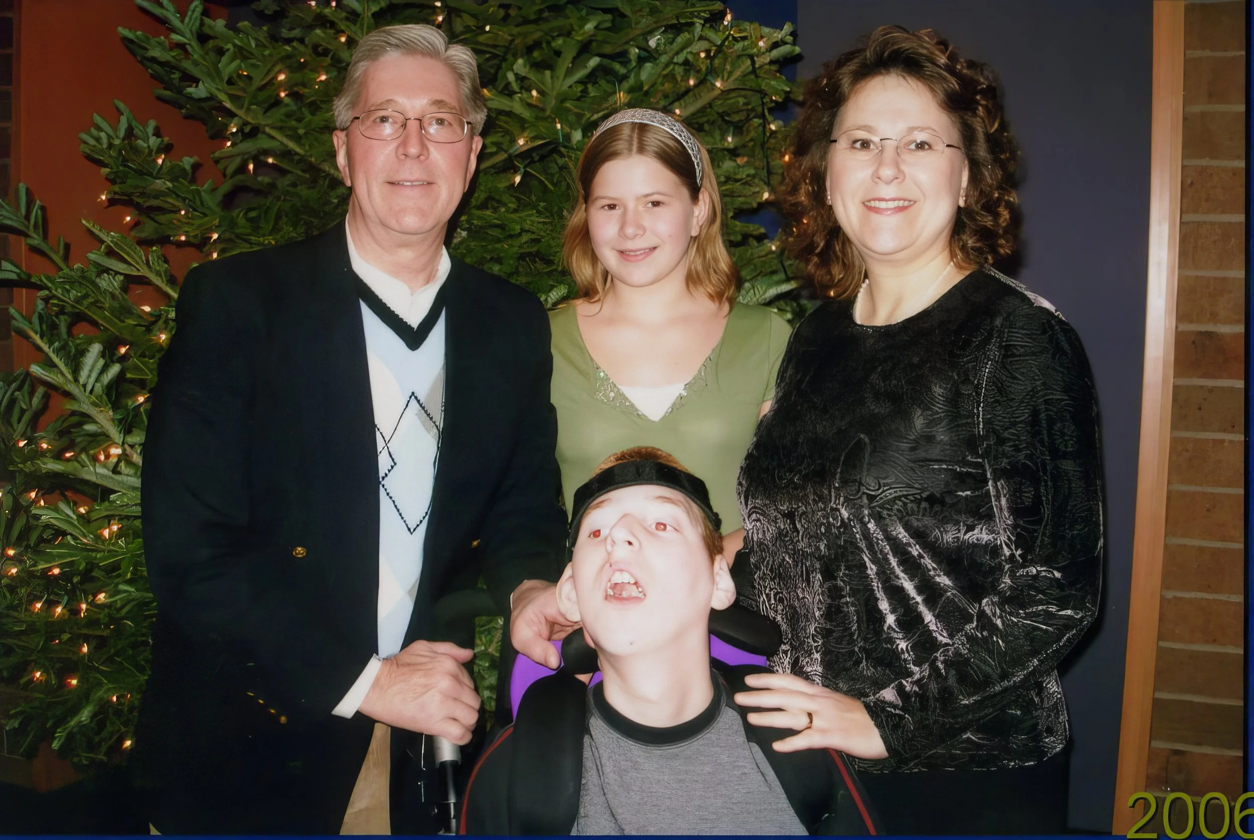 2006 - Front: Austin Helgason. Back: Stuart, Michaela, & Laurie Helgason.