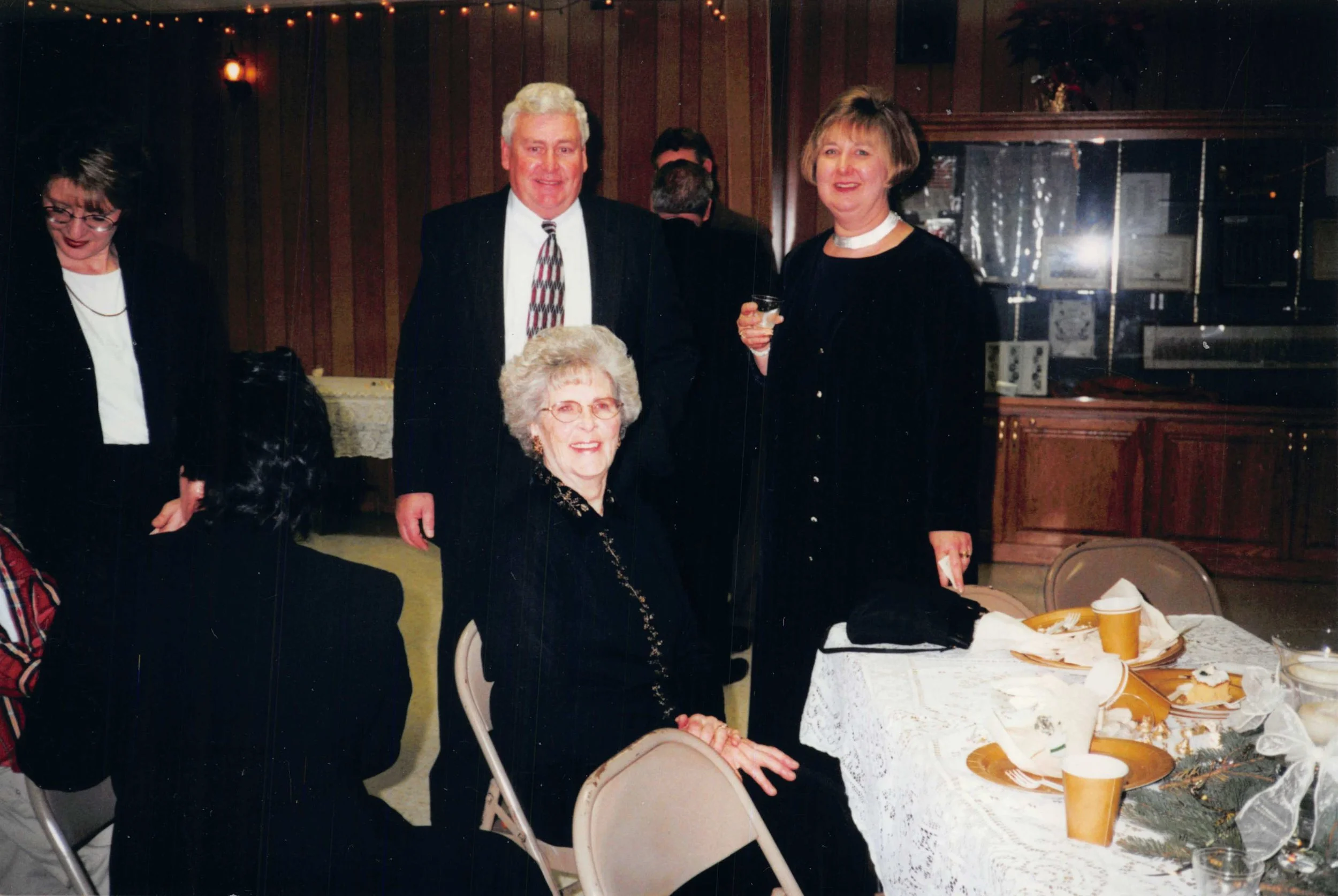 1999 - Jack & Pauline Page's 50th anniversary party - Beverley Hall, Dave & Jacqui Hillman.