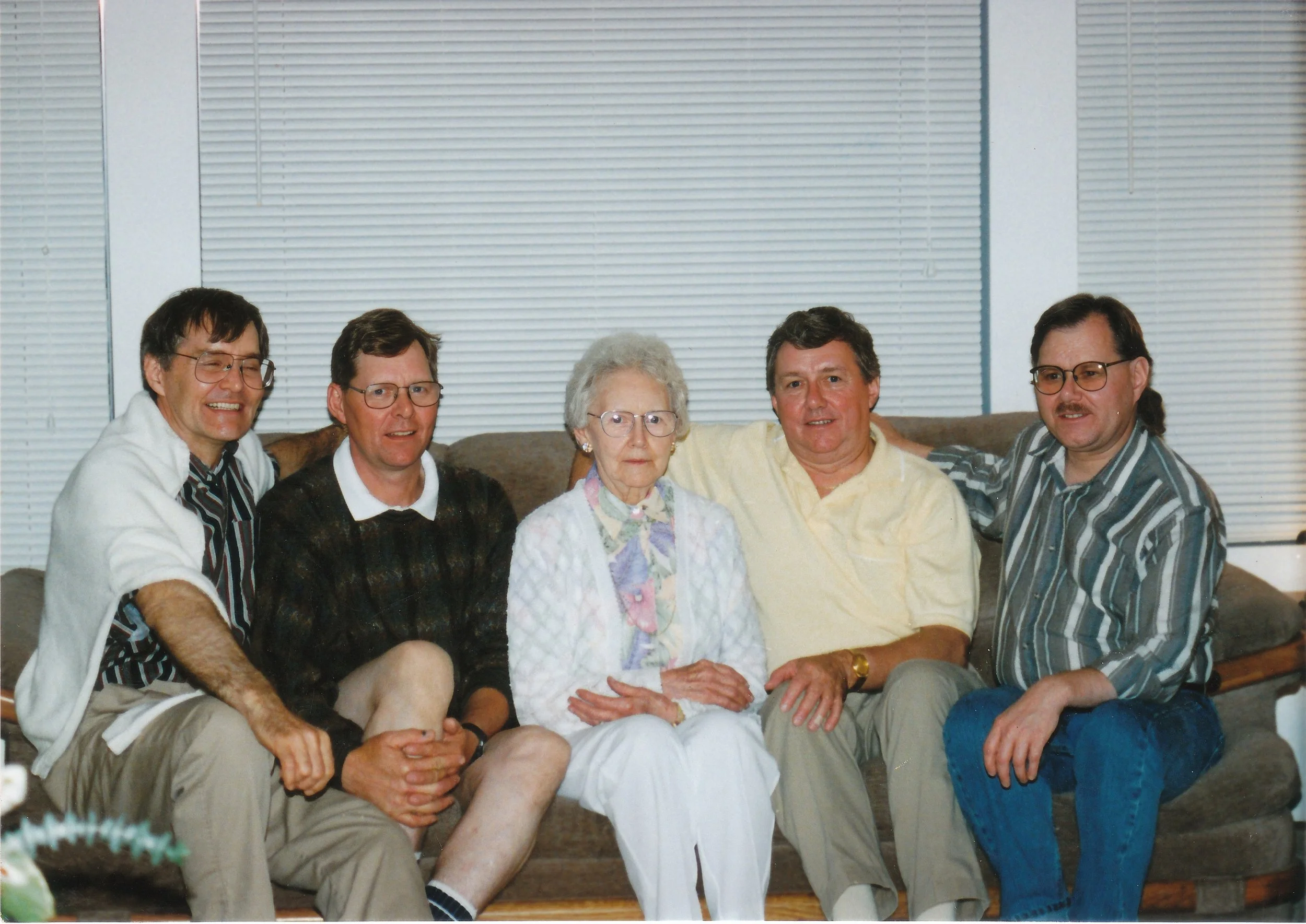 1997 - Walter, Warren, Christine, Alfred, & Jay Hall.