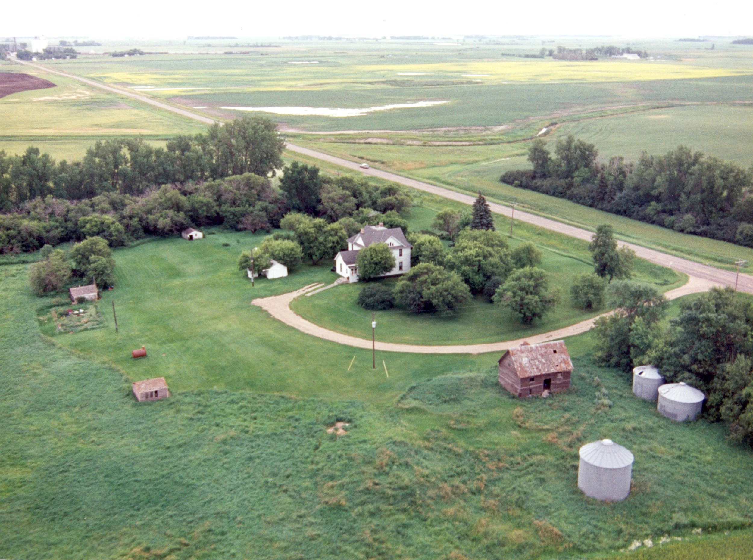 1990s - Mae Meier's farm near Fairdale, ND.
