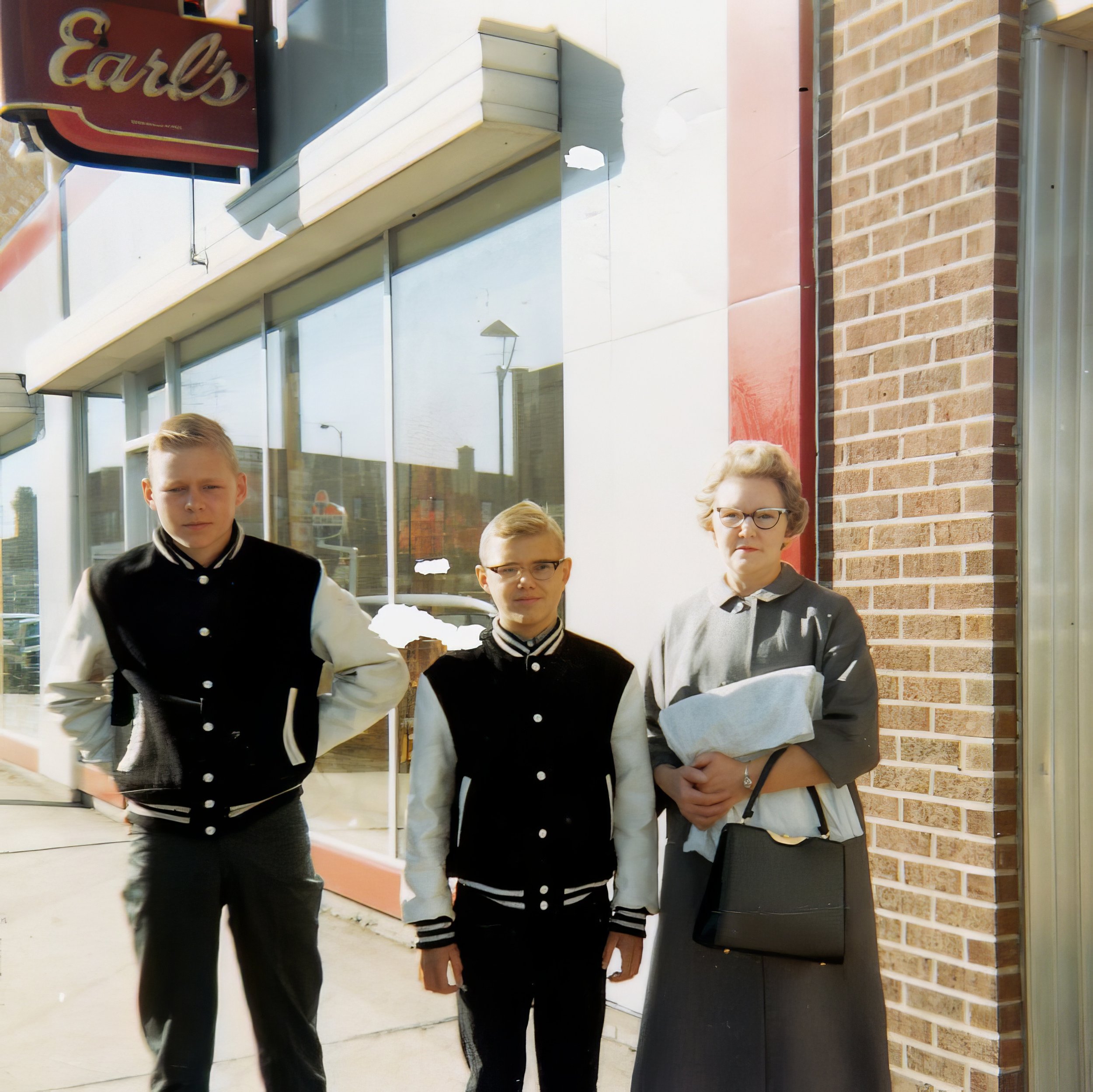 1960s - Warren, Jay, & Christine Hall.