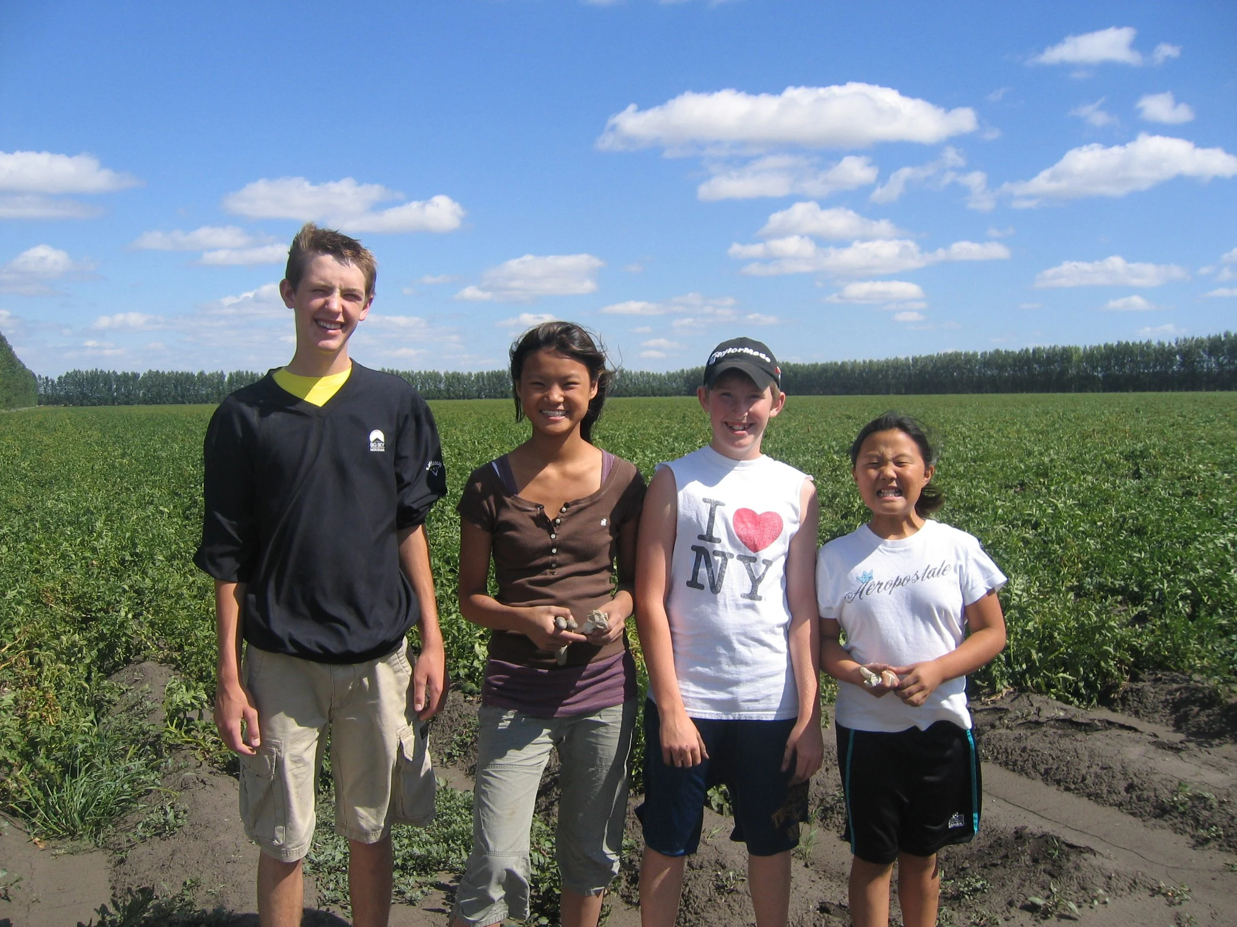 2000s - Jackson Hall, Leah Swenson, Taylor Hall, Chloe Swenson.