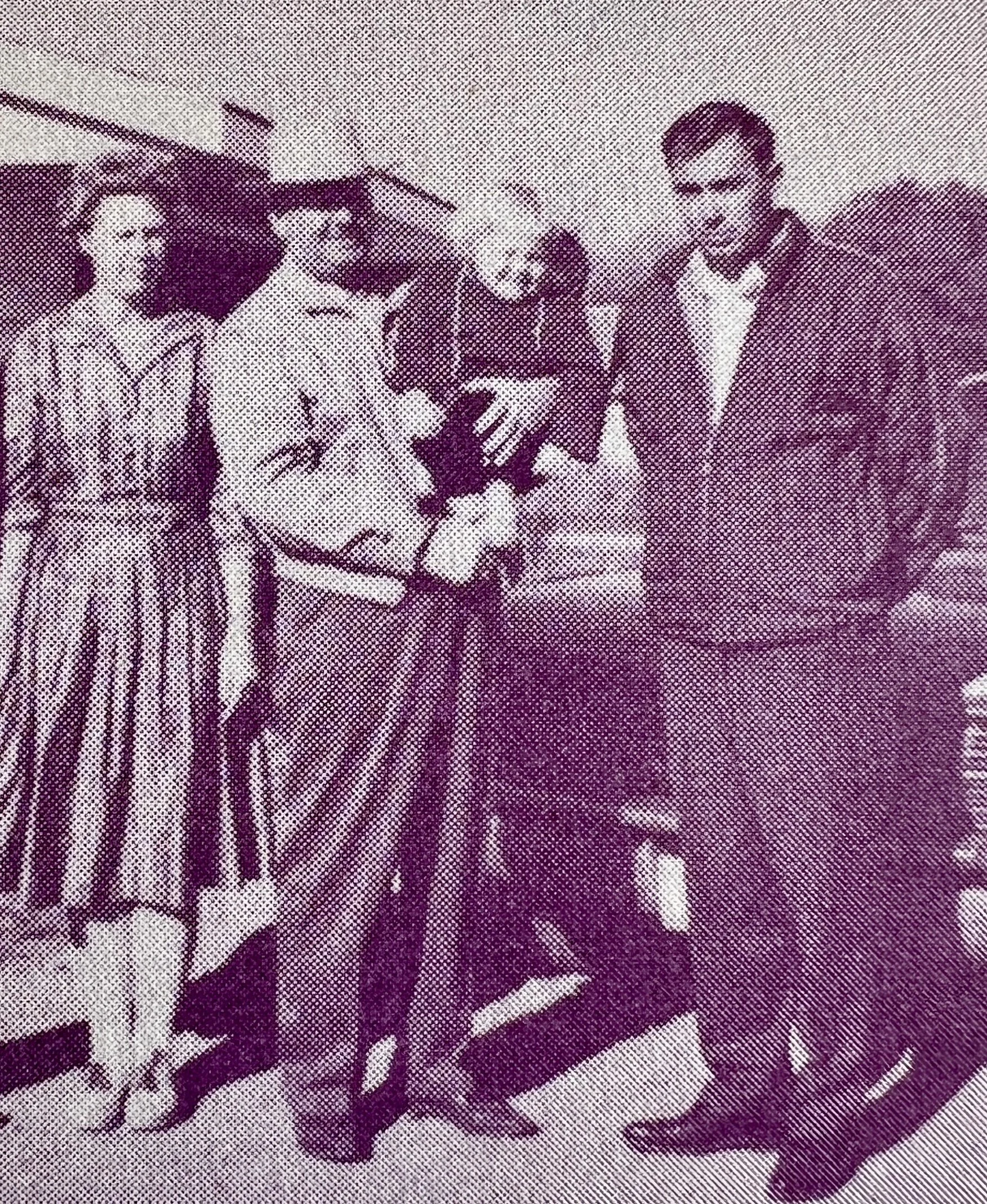 1962 - Bernice, Bill, & Joann Hall; Stan Tagarres.