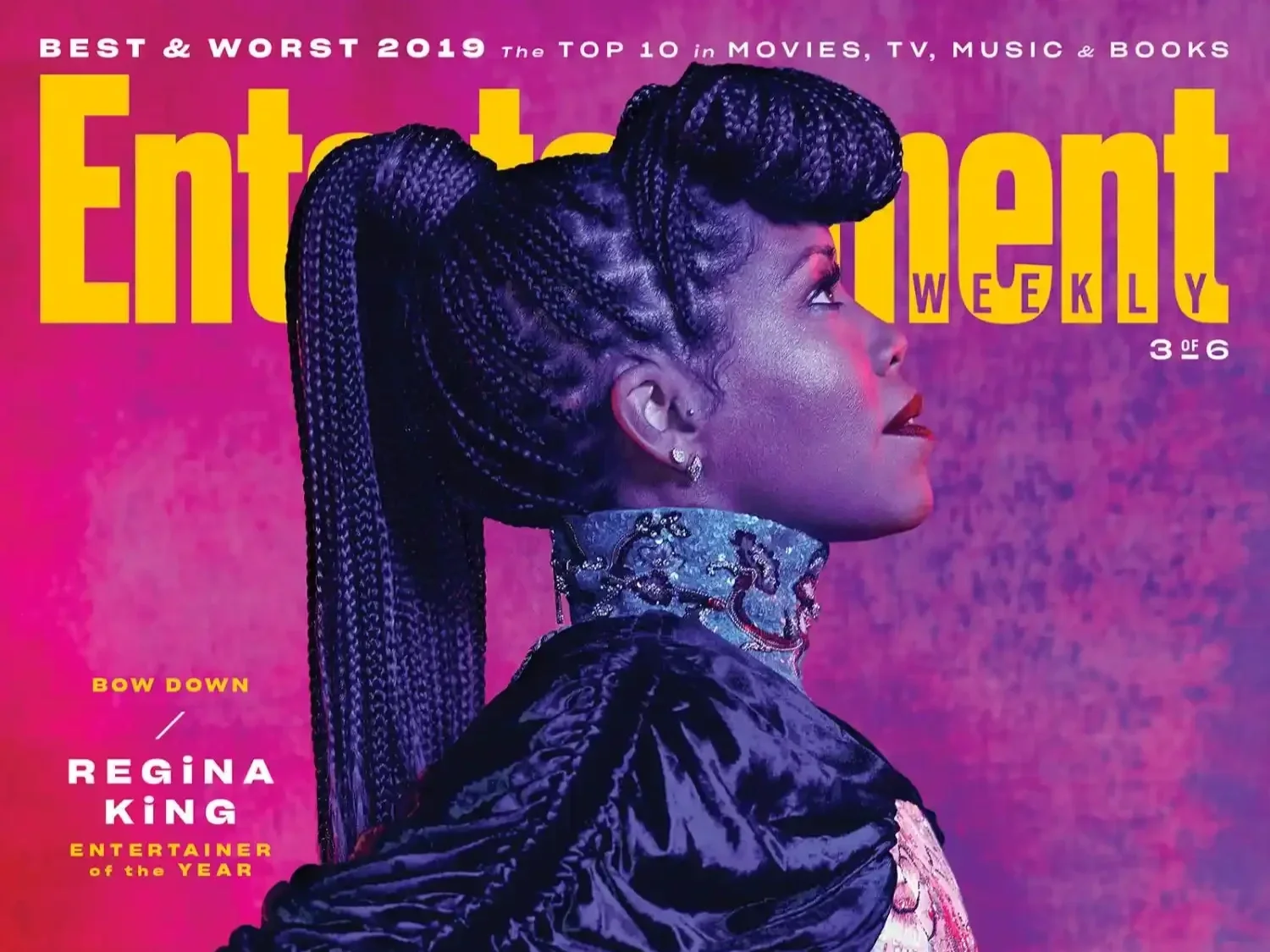 "Bow Down" - Regina King Cover Story (Entertainers of the Year) - Entertainment Weekly