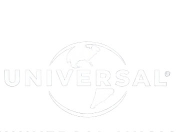 Universal Pictures logo featuring a globe with the word 'UNIVERSAL' across it.