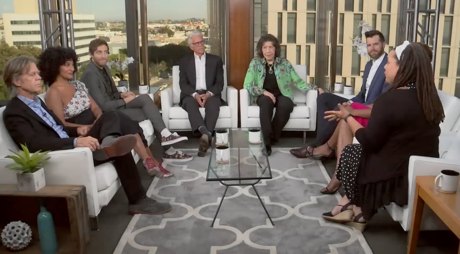 The Envelope - Comedy Roundtable with Ted Danson, William H. Macy, Thomas Middleditch, Issa Rae, Tracee Ellis Ross, Timothy Simons, Lily Tomlin - Los Angeles Times