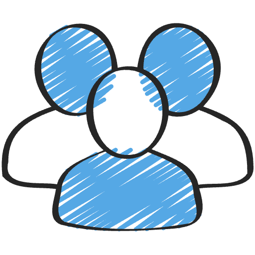 A stylized drawing of a building with a heart on top containing a plus sign, representing healthcare or medical services.