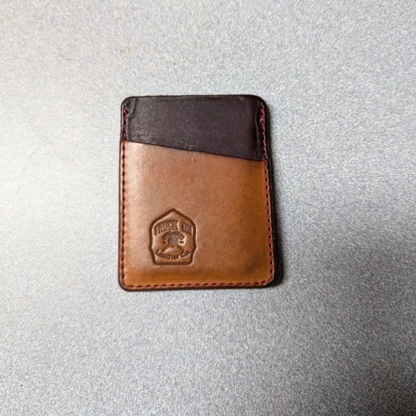 I've been carrying this wallet for just under 2 years. I wanted a slim Front Pocket Wallet that could hold up to 6 cards and some cash. 

It's crazy to watch just how much a project can take on character over time and use! 

#TruckOn #Handmade #EDC #