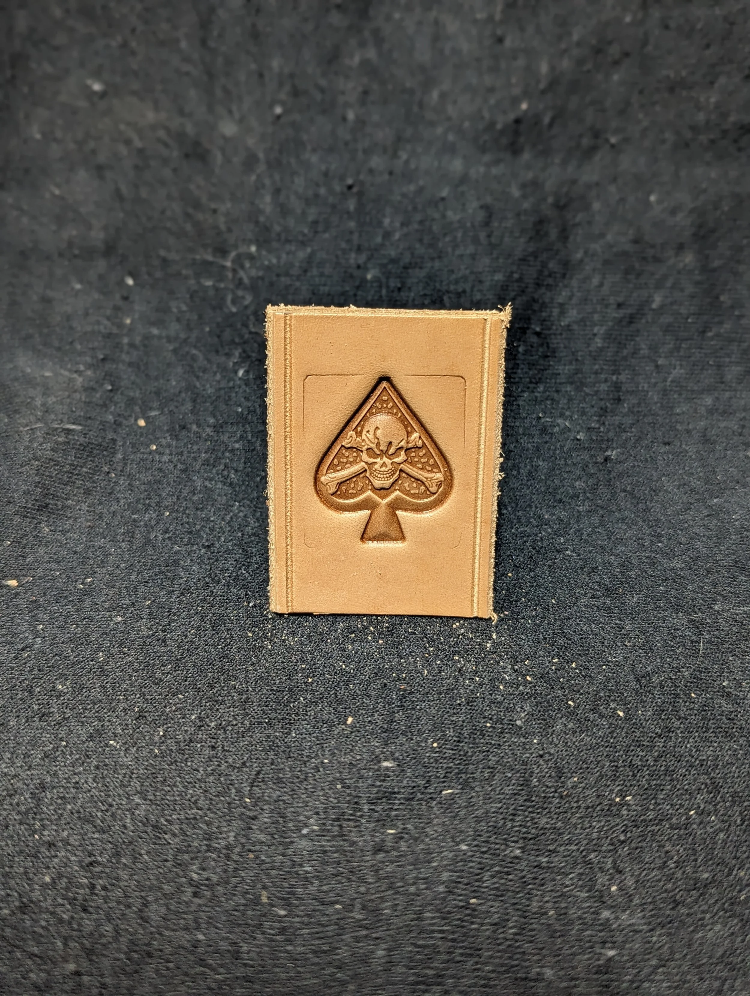 Skull and Crossbones in Spade 1"