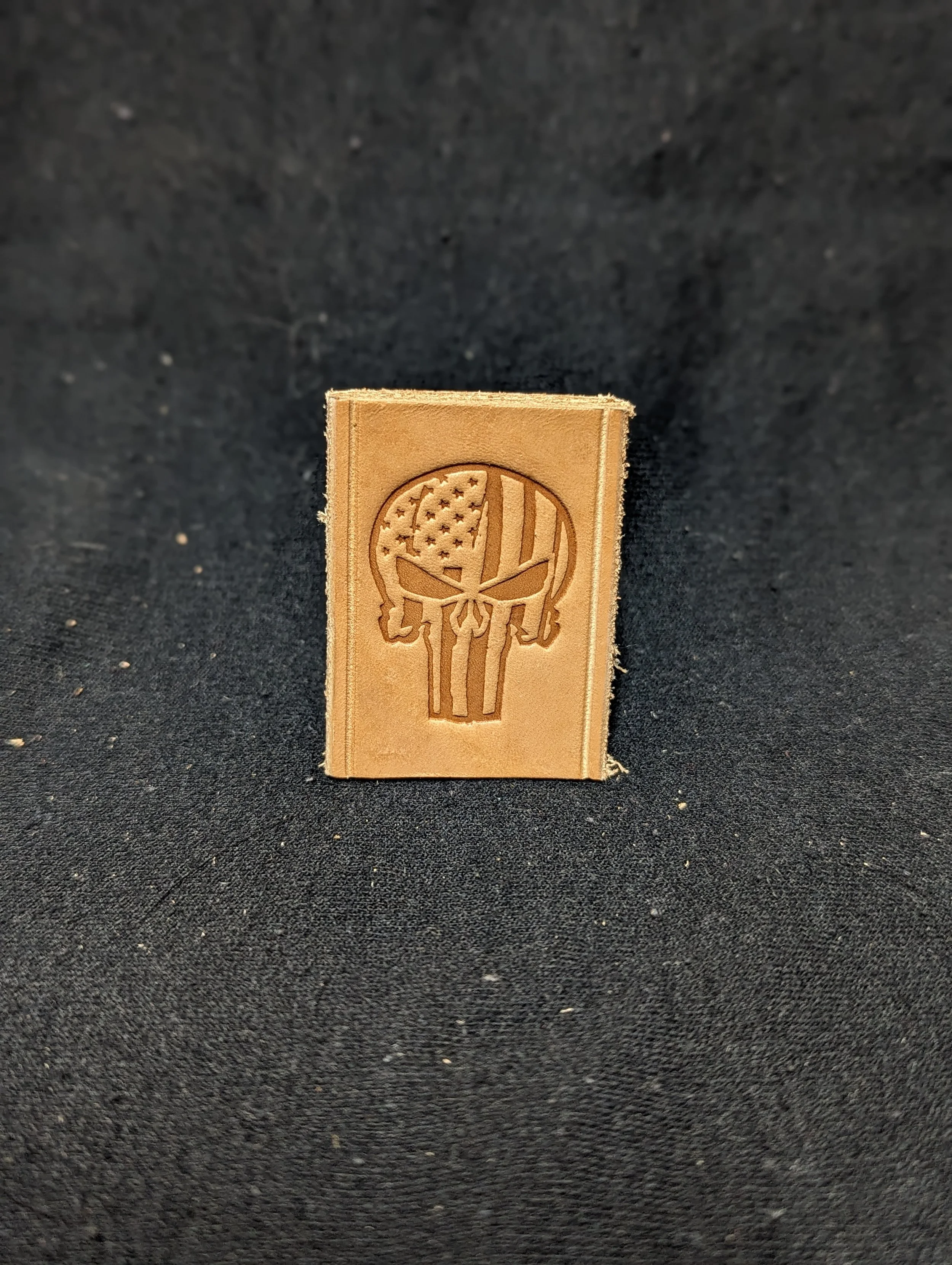 Punisher Skull with USA Flag (1")