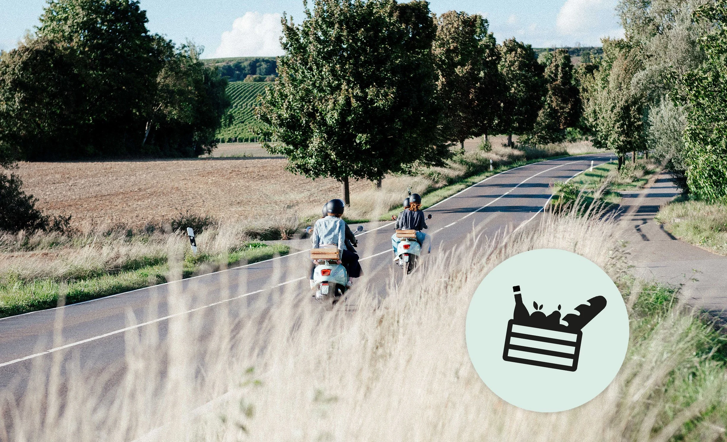 Große Runde mit Picknick